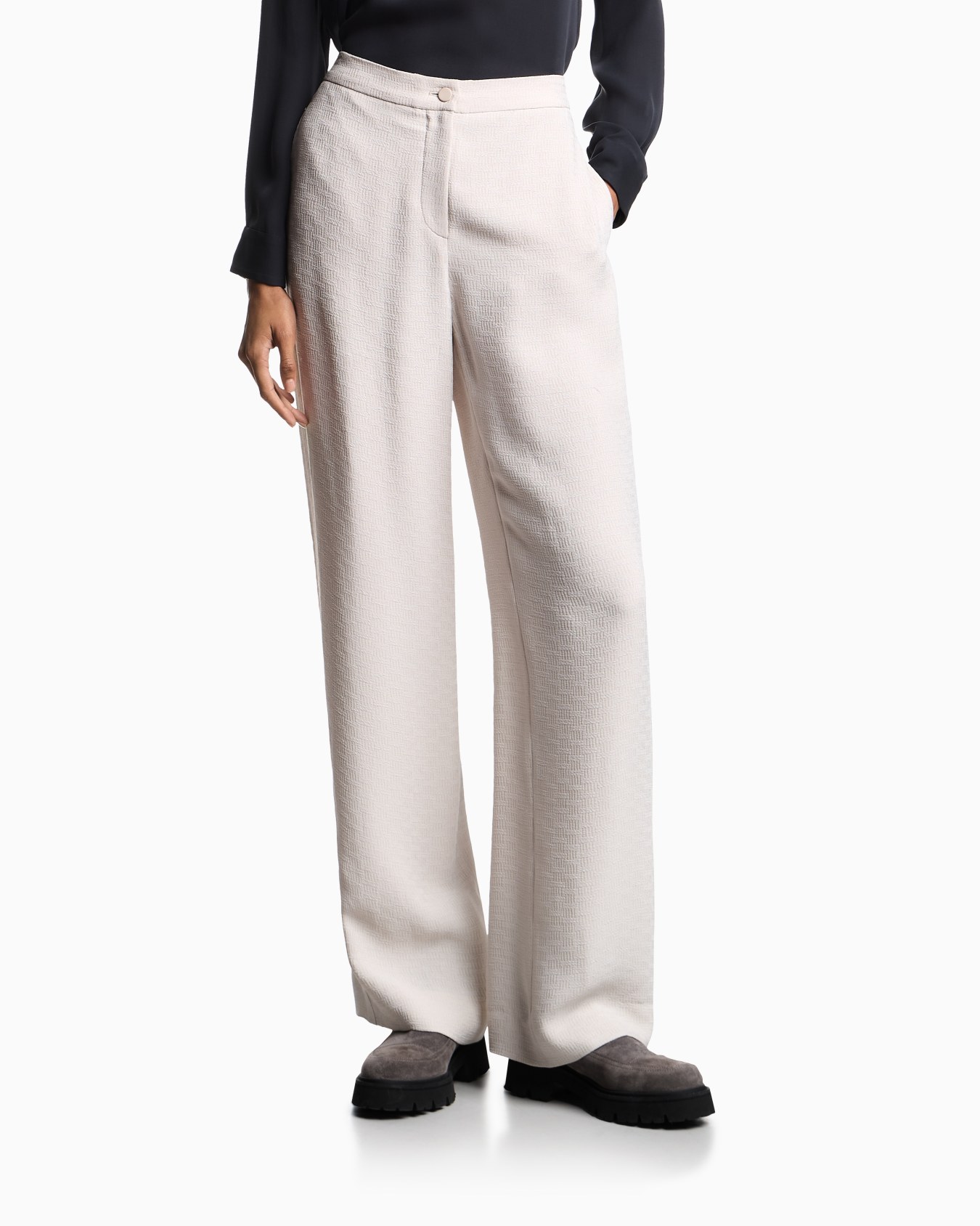 Pantaloni in tessuto fluido armaturato Icon Slide 3