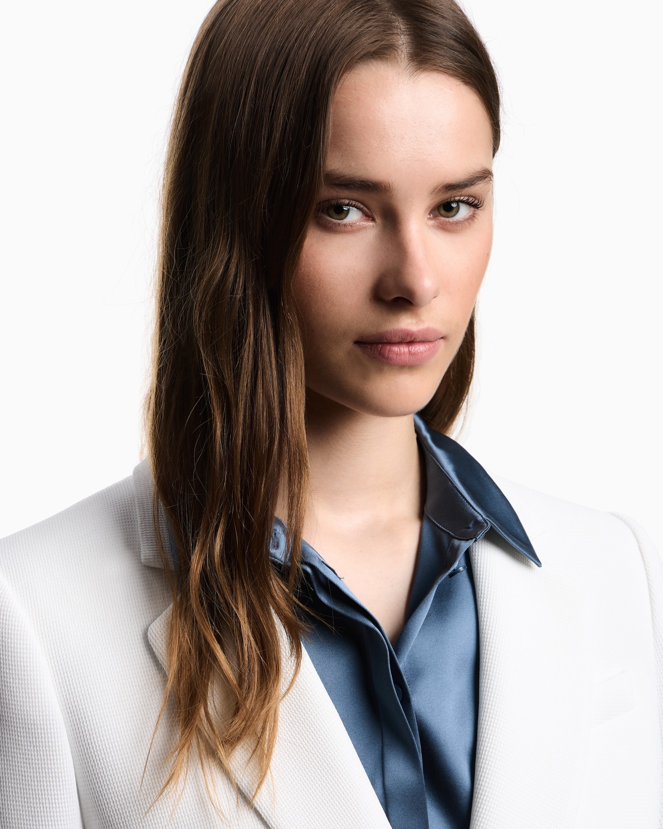 ASV single-breasted blazer in waffle weave technical fabric Slide 4