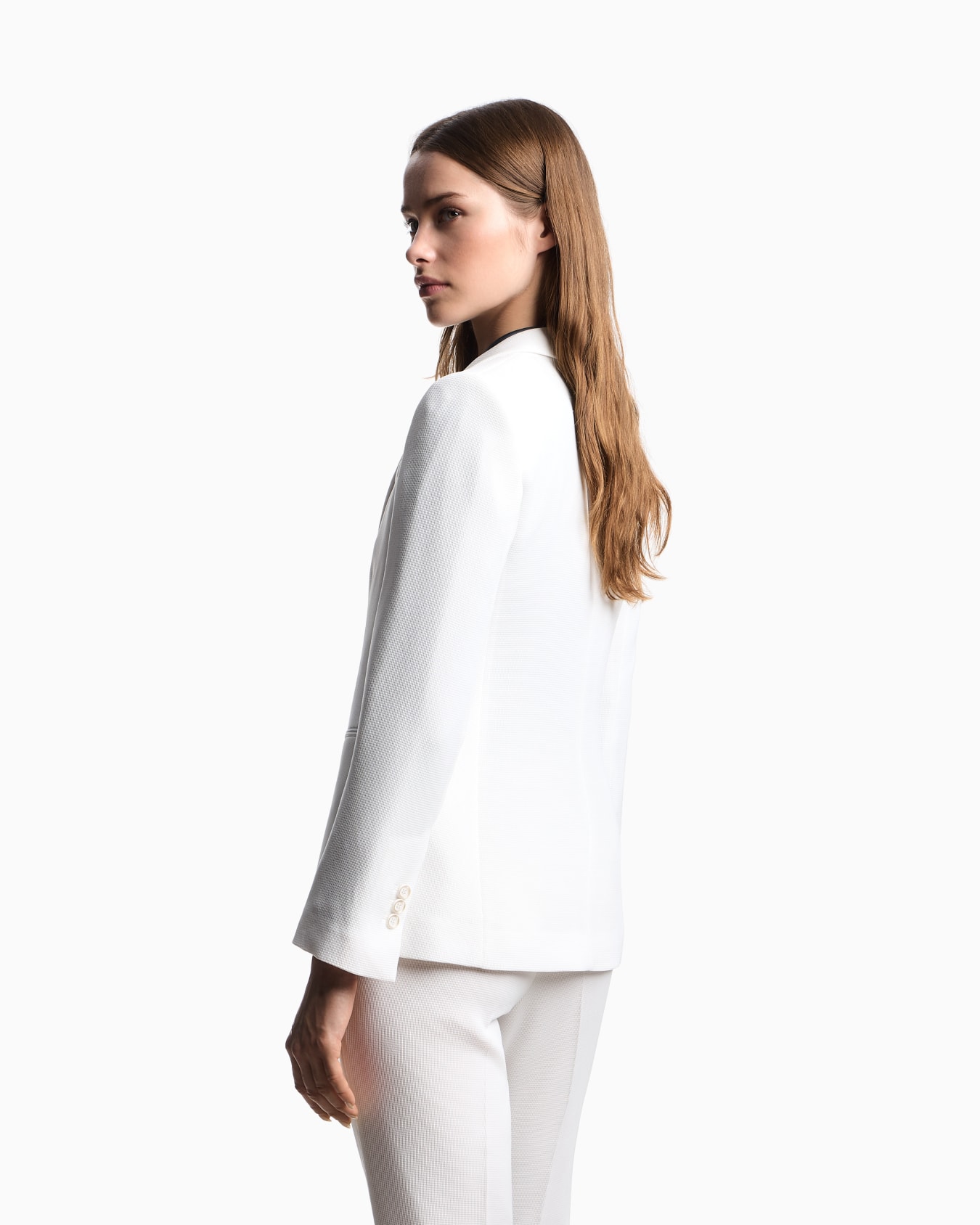ASV single-breasted blazer in waffle weave technical fabric Slide 2