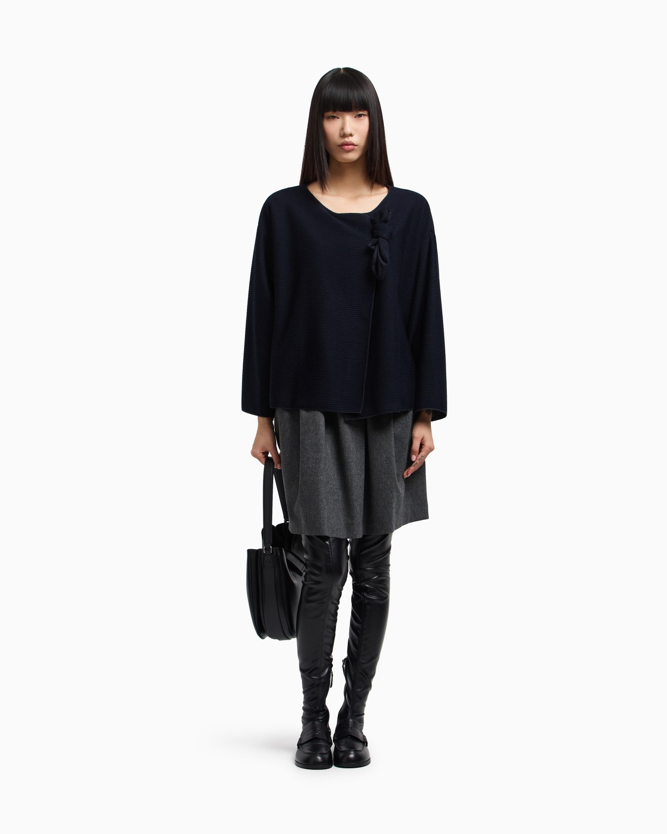 Icon wool flannel pleated skirt Slide 1