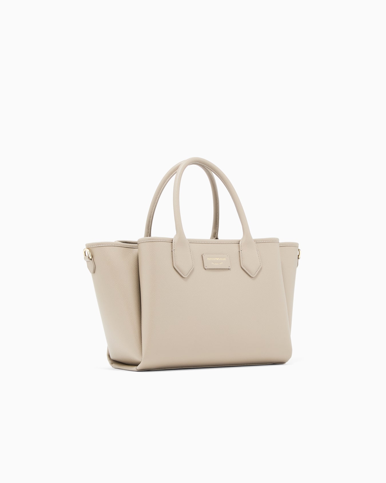 Medium shopper bag with palmellato finish Slide 1