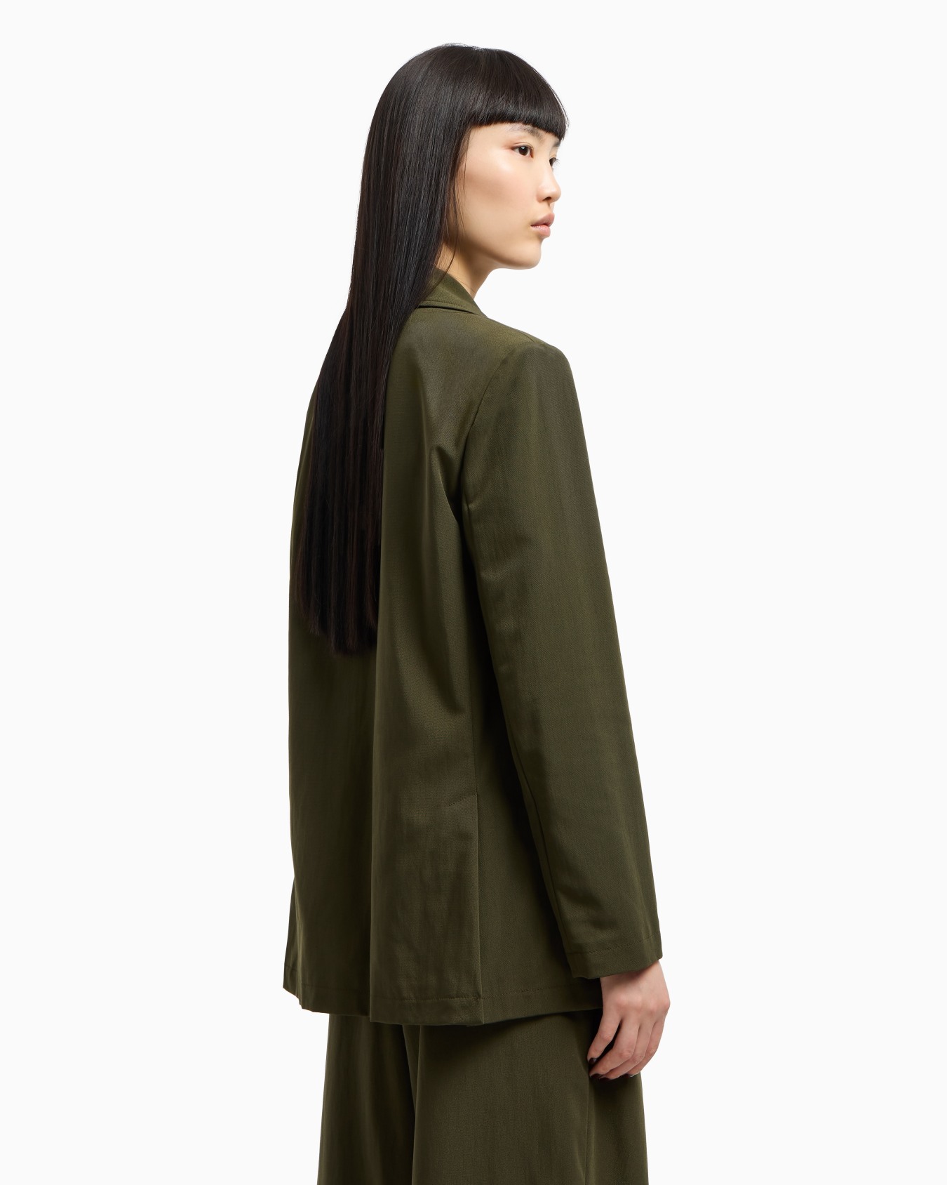 New York capsule collection single-breasted canvas blazer Slide 3