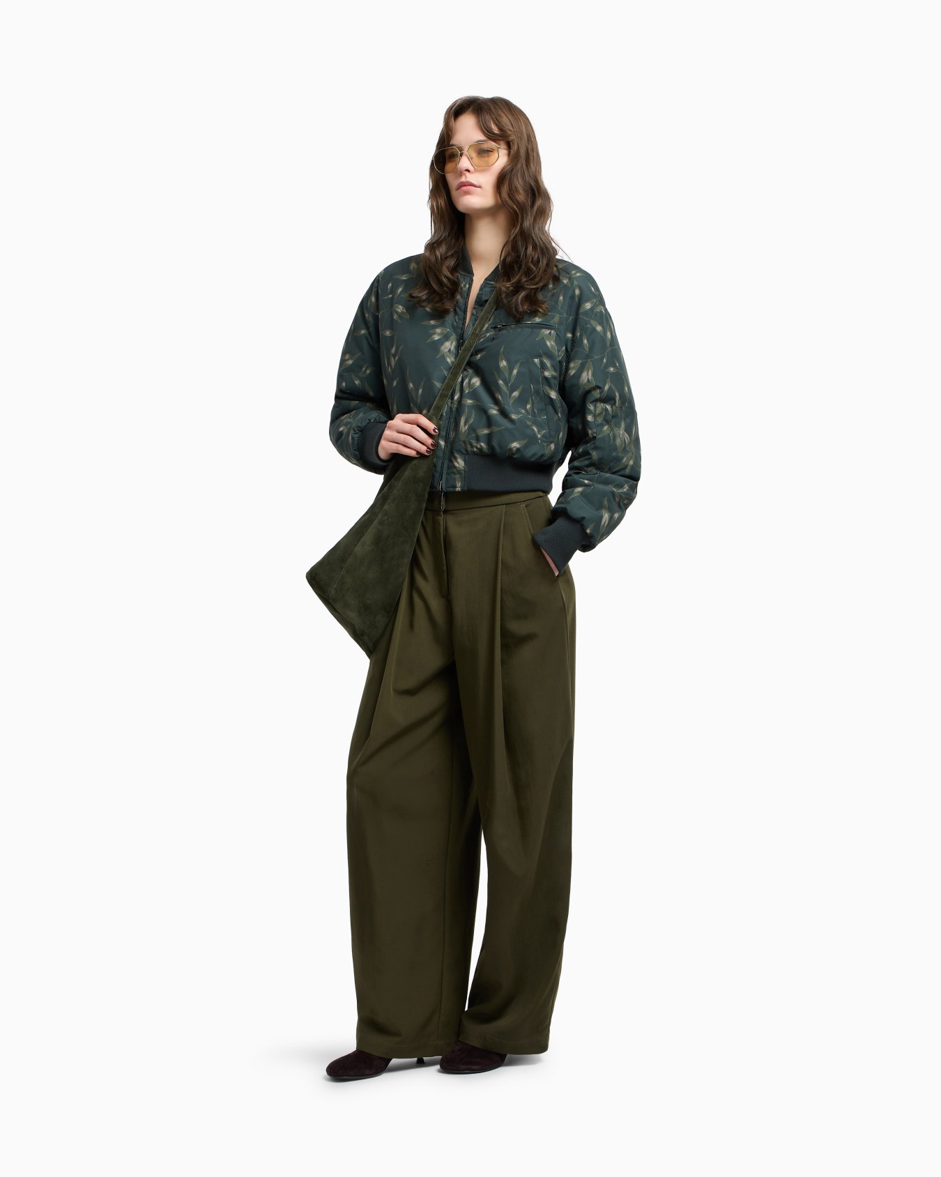 Pantaloni con pinces in canvas Capsule New York Slide 2