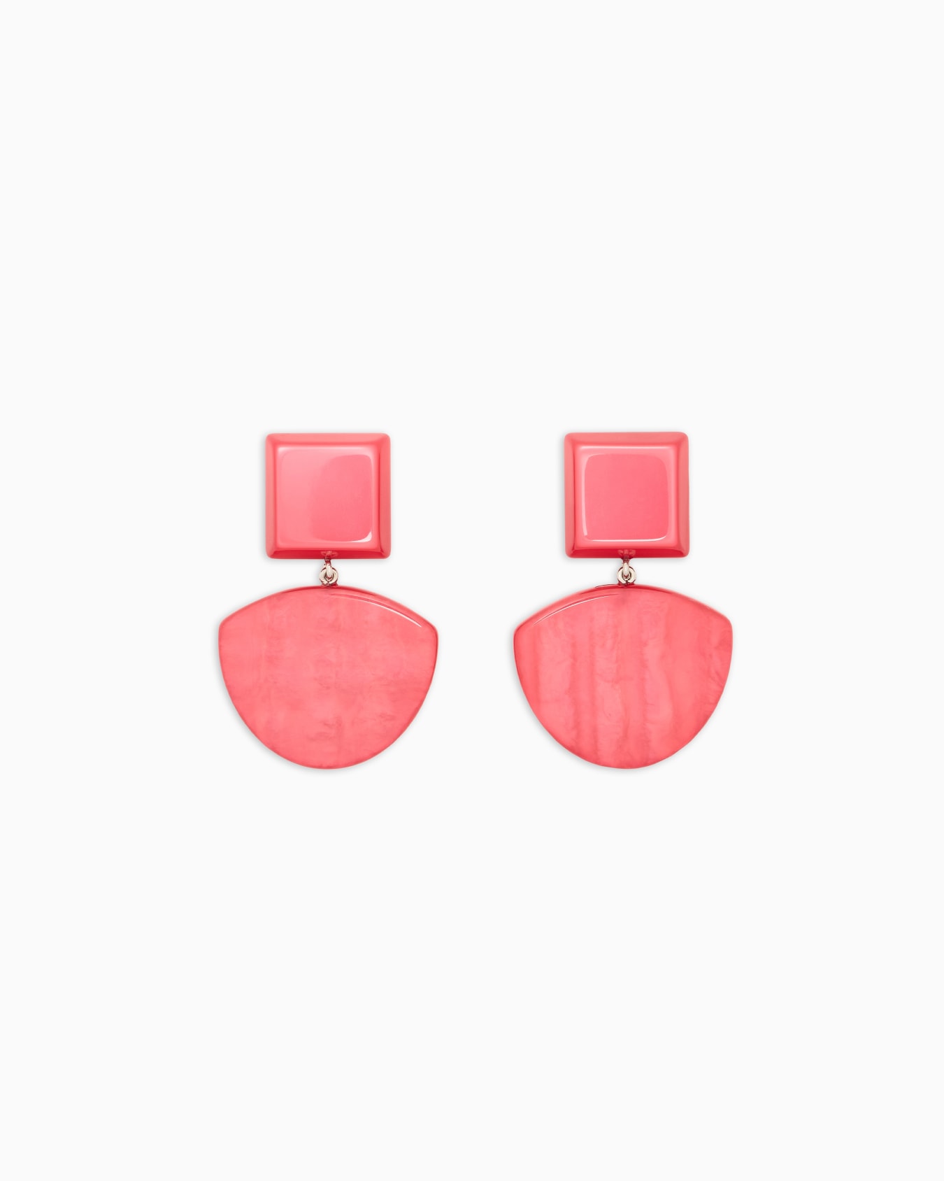 Semi-circle pendant earrings Slide 0