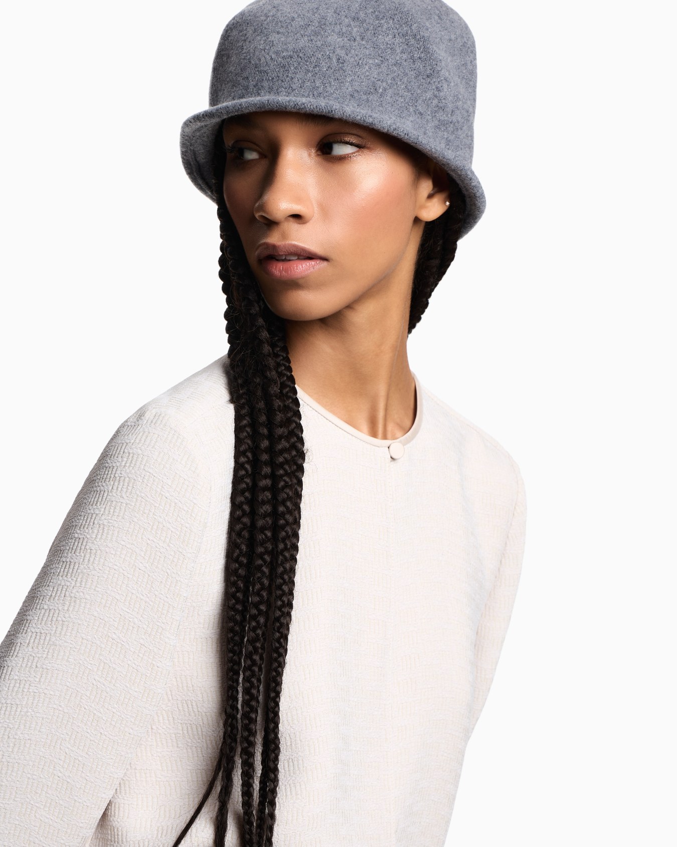 Chapeau cloche en laine Icon Diapositive 2