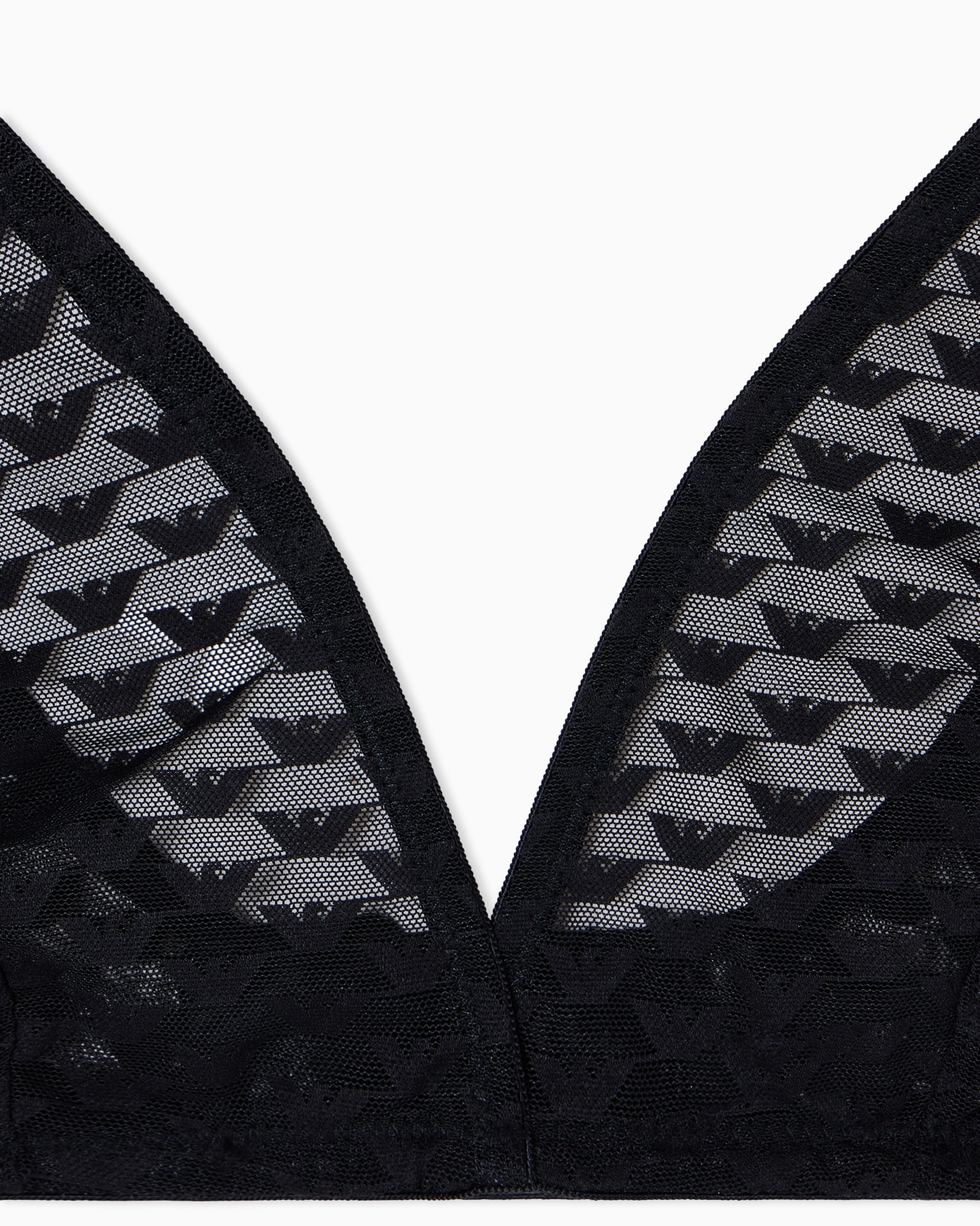 ASV Mesh-Bralette mit Allover-Adler-Logo Folie 3