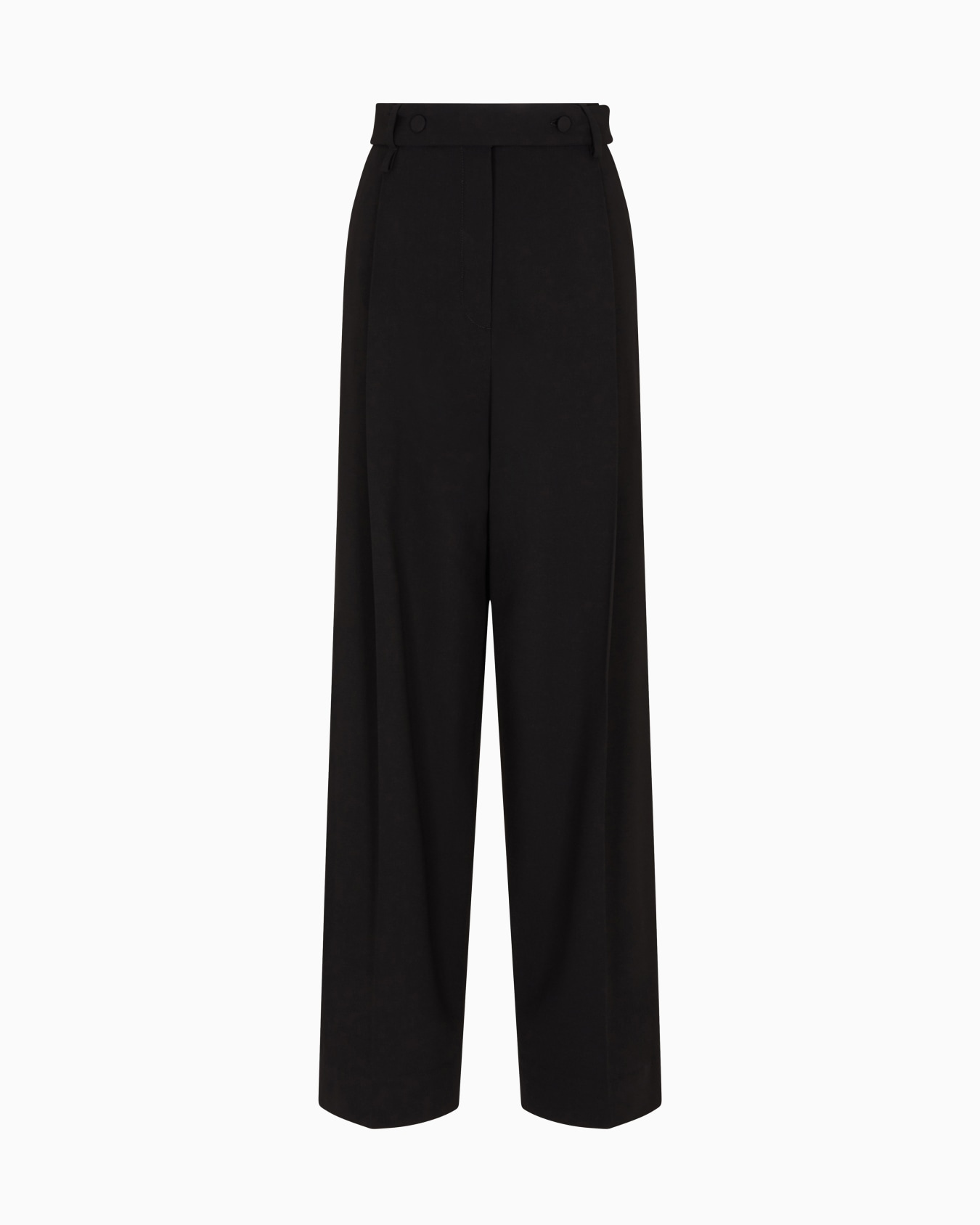 Hose mit Gürtel, gefertigt aus Grain-de-Poudre-Wolle  Folie 0