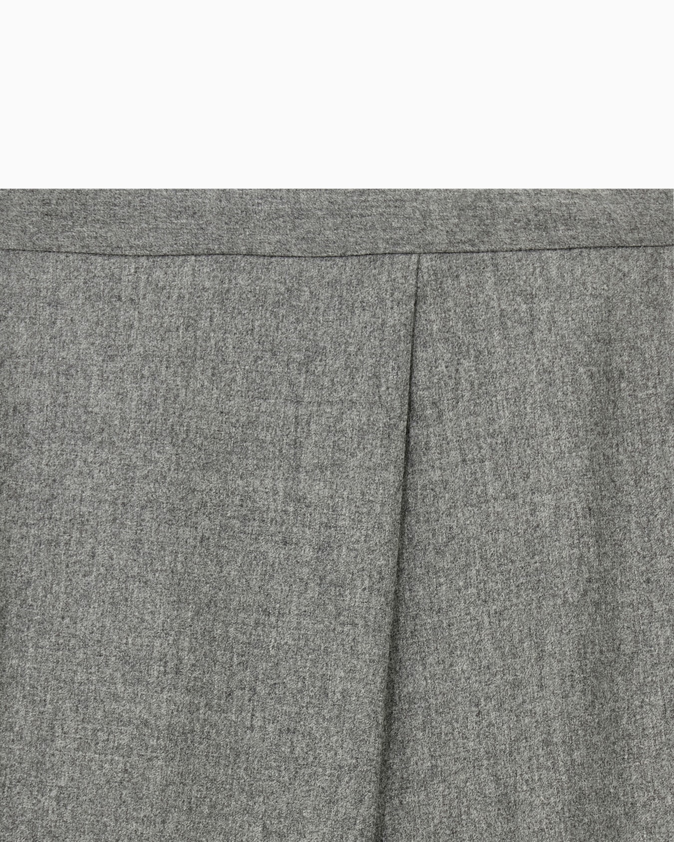 Gonna in flanella di lana e cashmere Slide 2