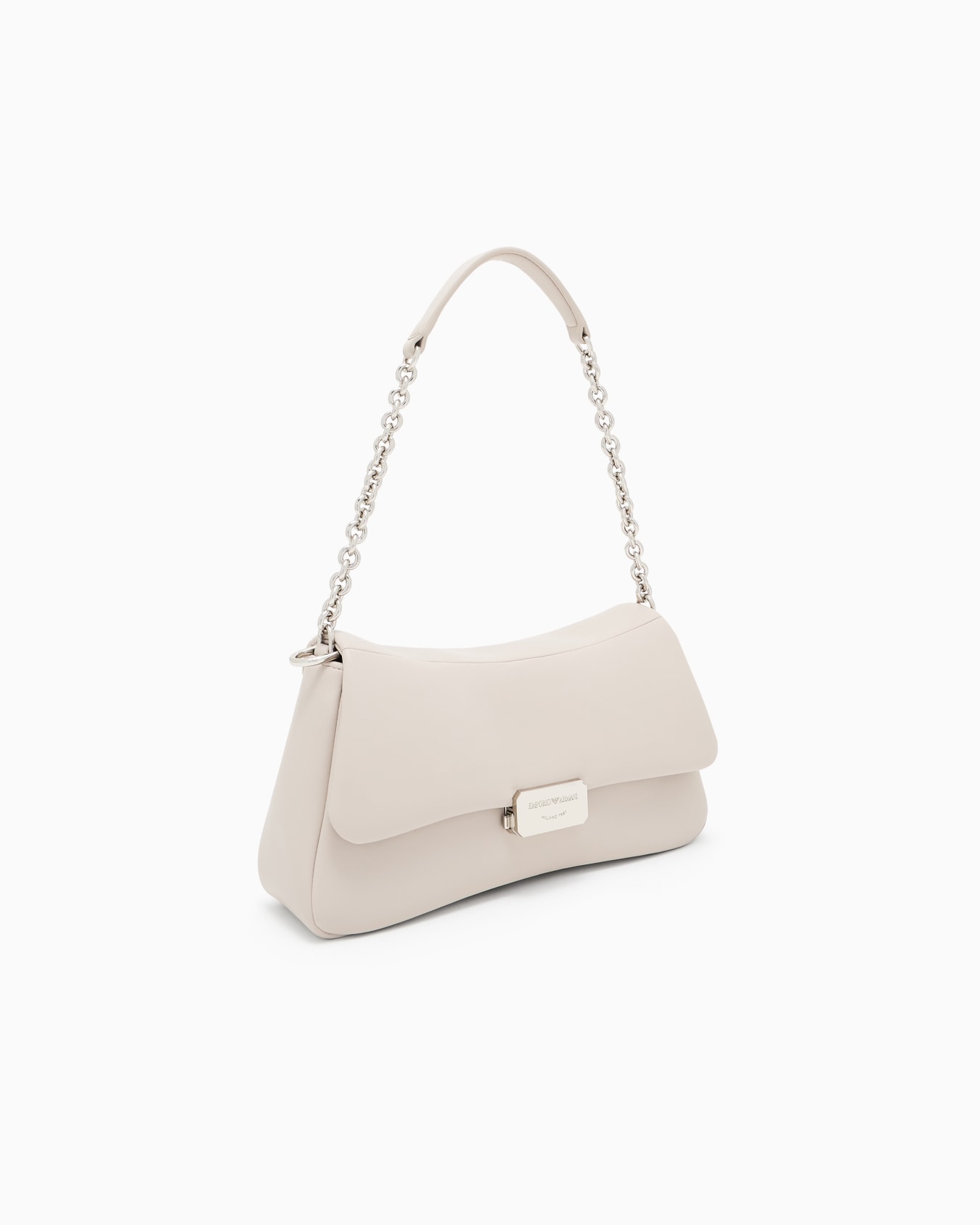 Borsa a spalla in pelle soft Slide 1