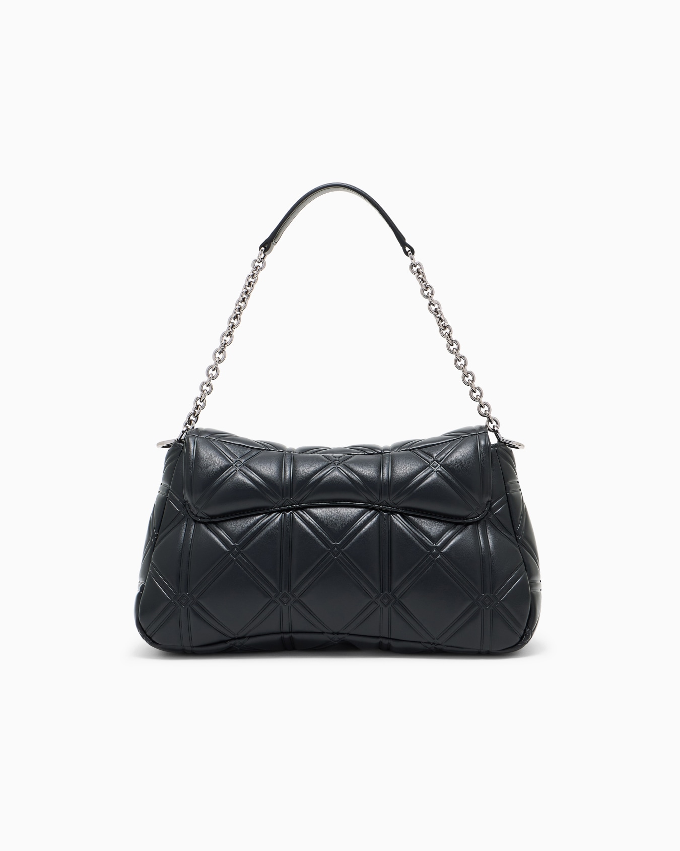 Sac à bandoulière grande taille avec effet nappa et motif en relief Diapositive 2