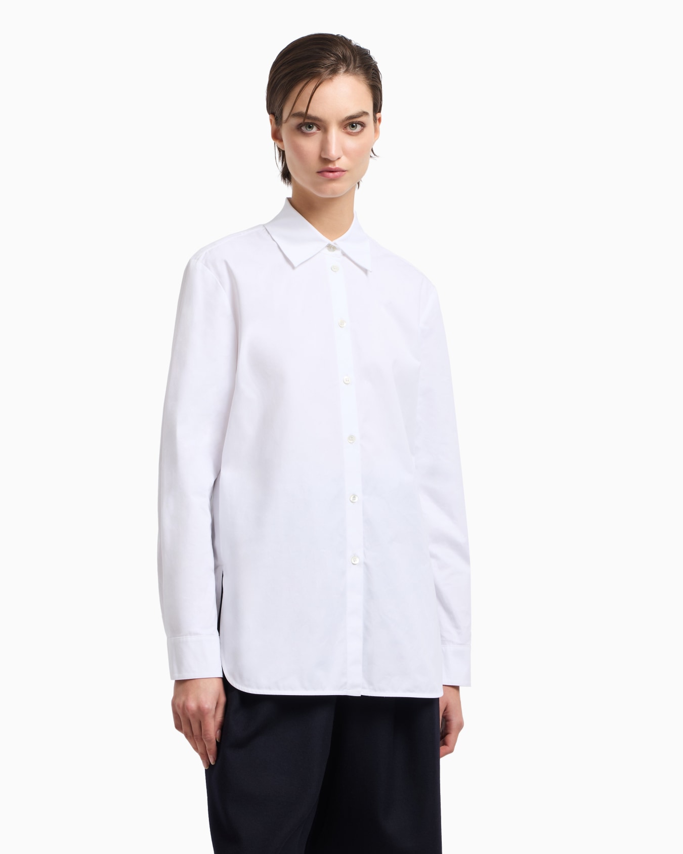 Grande chemise en coton émerisé Capsule Winter Urbanism Diapositive 3