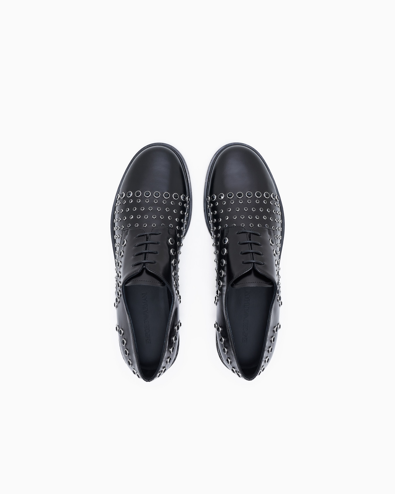 Brogues aus Leder mit Nieten Folie 2