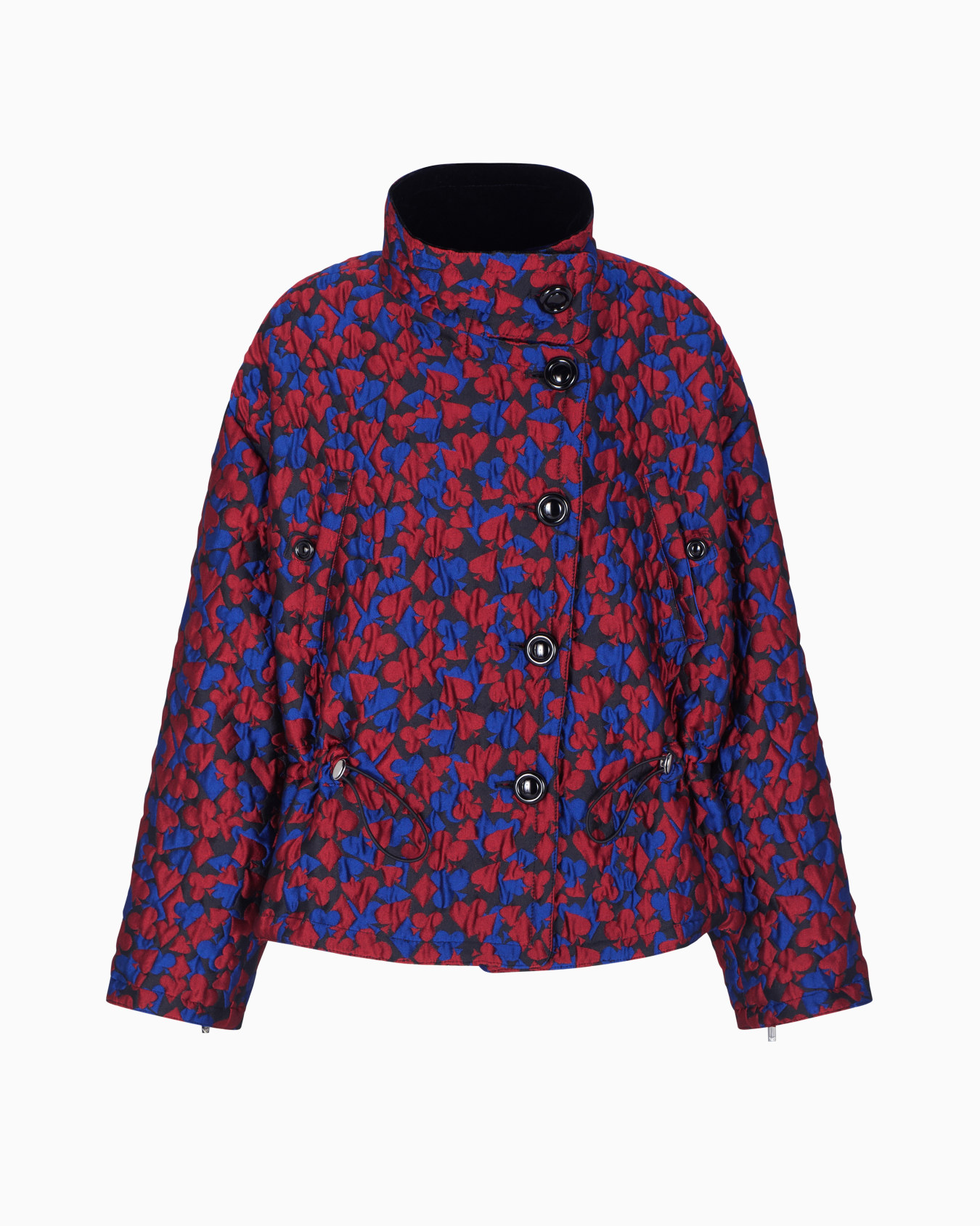 Jeu de Cartes quilted fabric blouson Slide 0