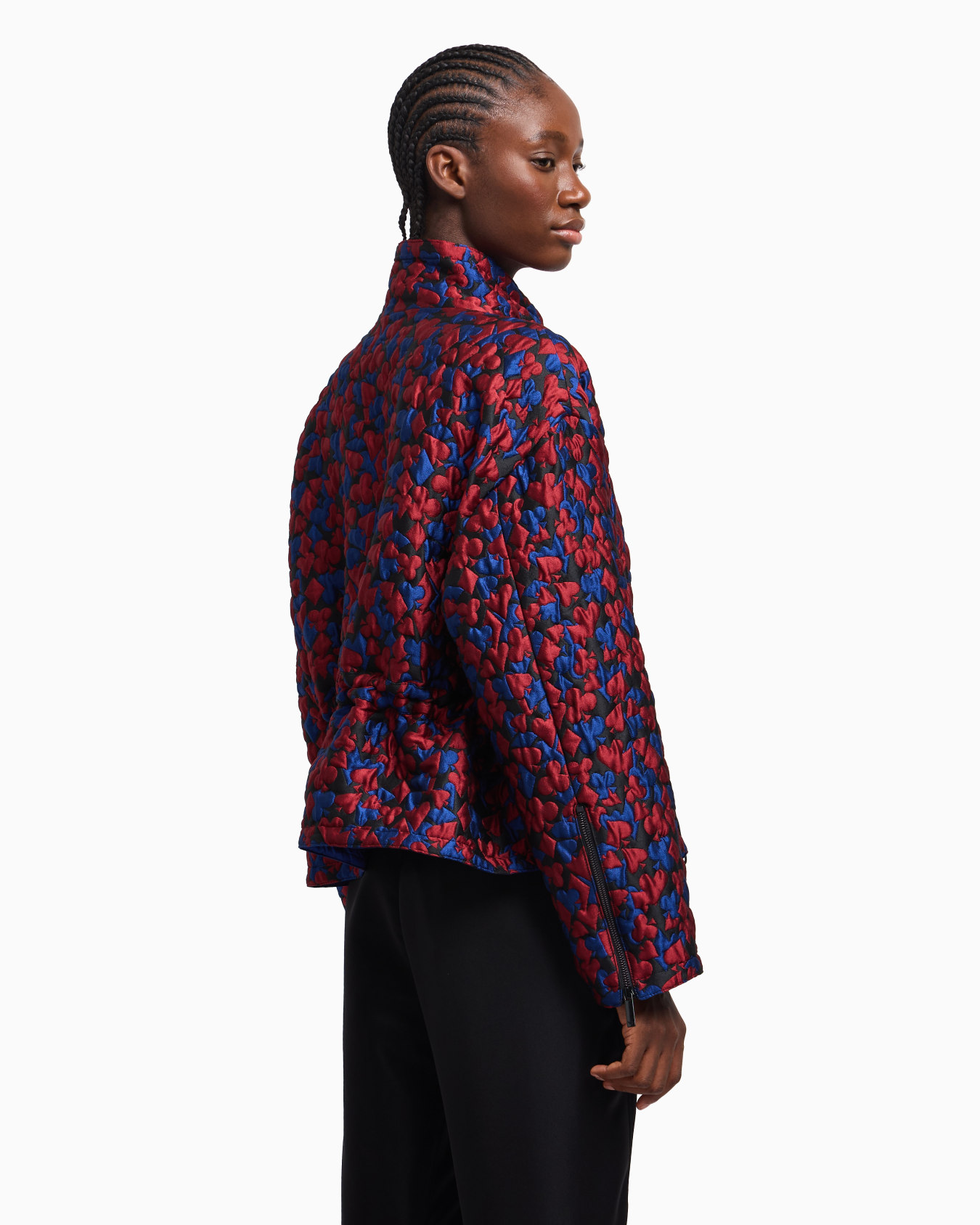 Jeu de Cartes quilted fabric blouson Slide 3