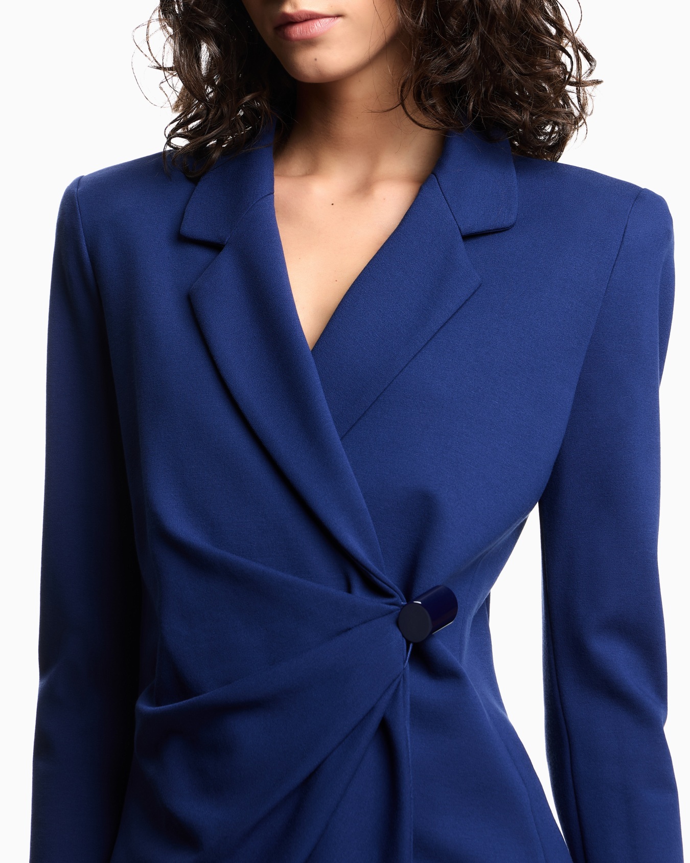 Blazer avec drapé au point Milano stretch Diapositive 4