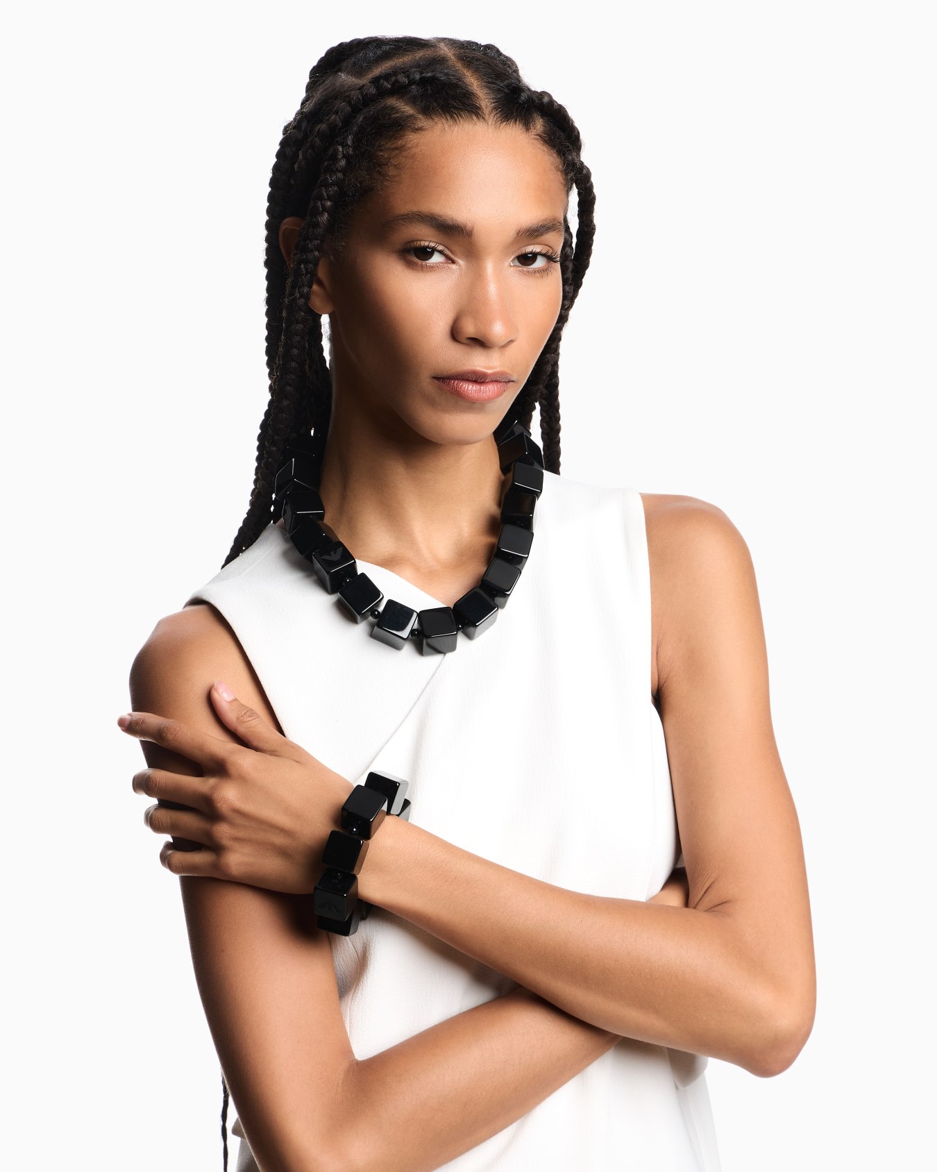 Elasticated bracelet with cubes  Slide 2