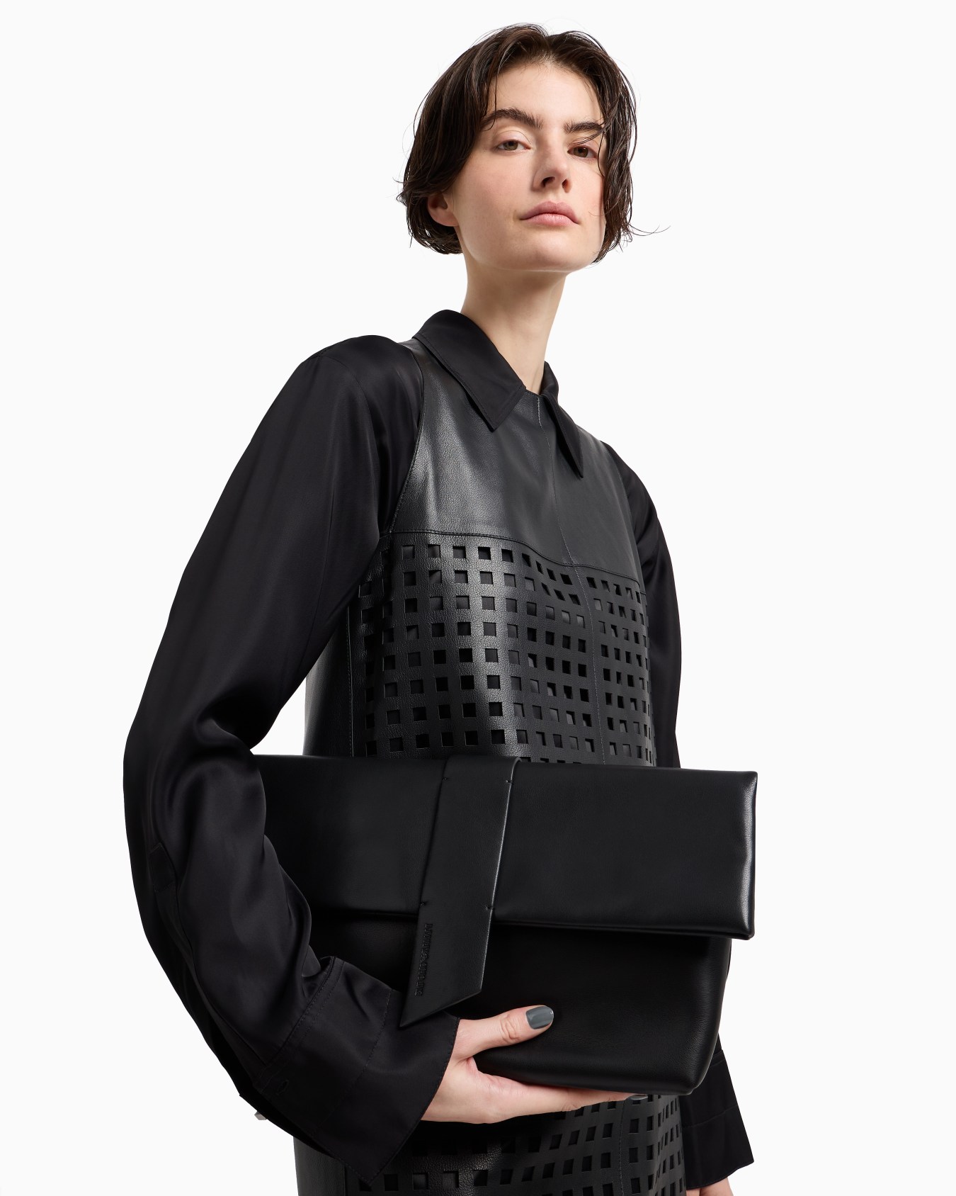 Pochette en cuir Capsule Polygon Diapositive 6