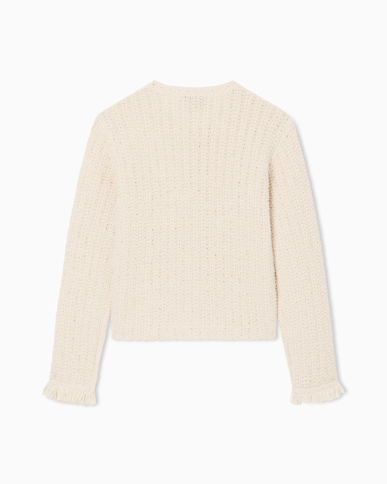 Checked jacket with fringes Slide 2