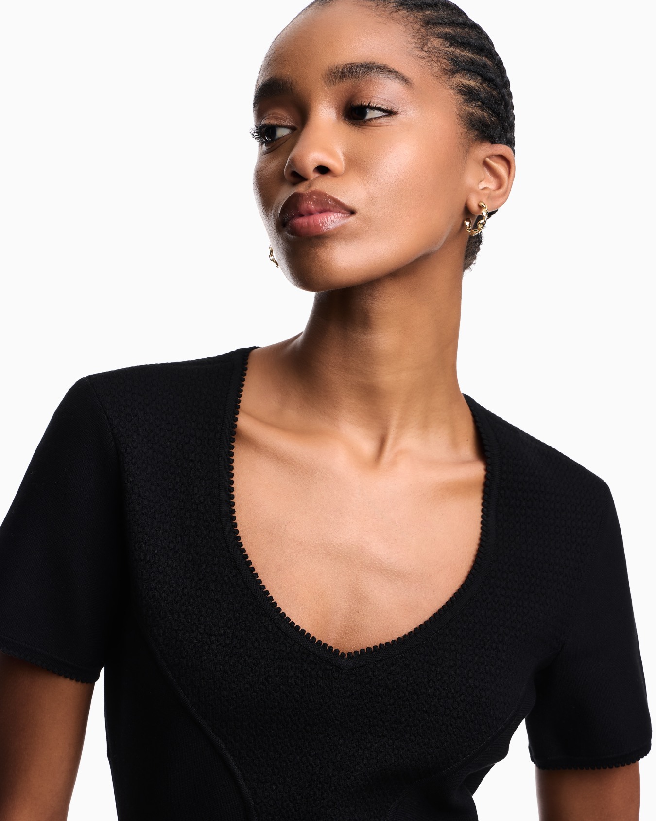 Robe en point de tissu Diapositive 3