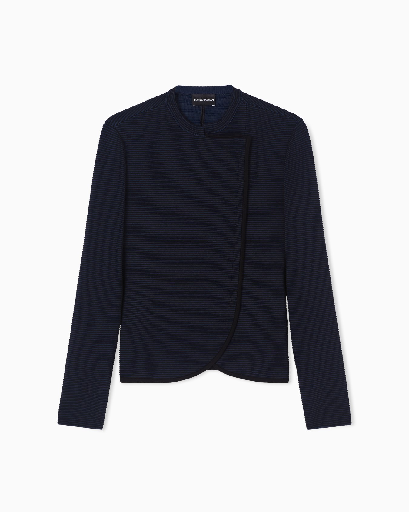 Chaqueta con cierre descentrado de tejido ottoman ASV Diapositiva 0