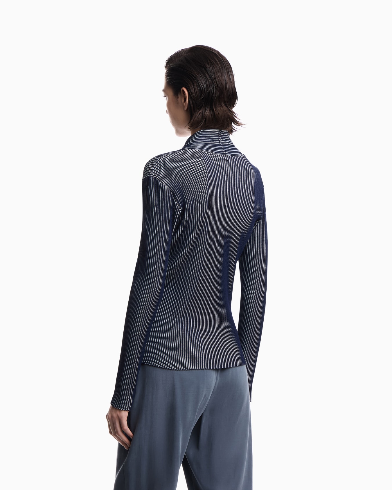 Cárdigan de punto efecto canalé Diapositiva 2