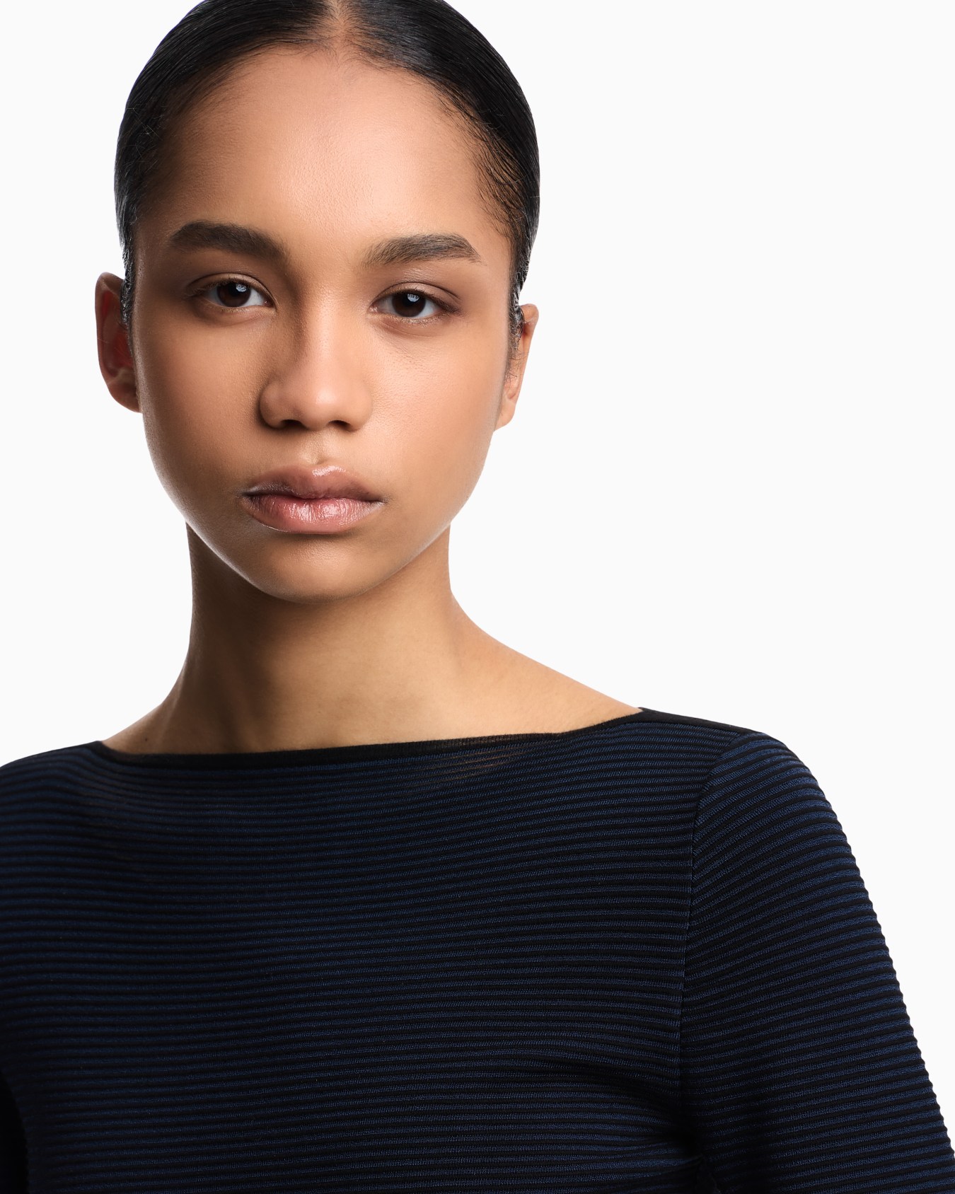 Robe à encolure bateau en tissu ottoman ASV Diapositive 3