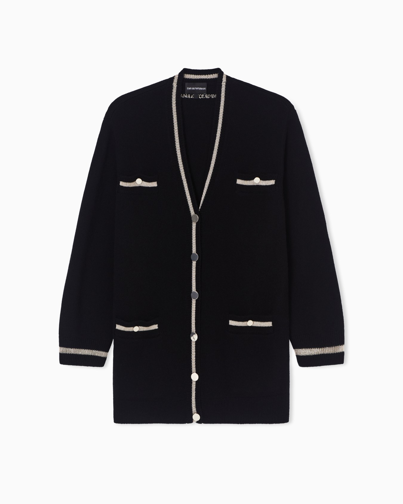 春節 カーディガン ウール／カシミア混紡 スライドする 0