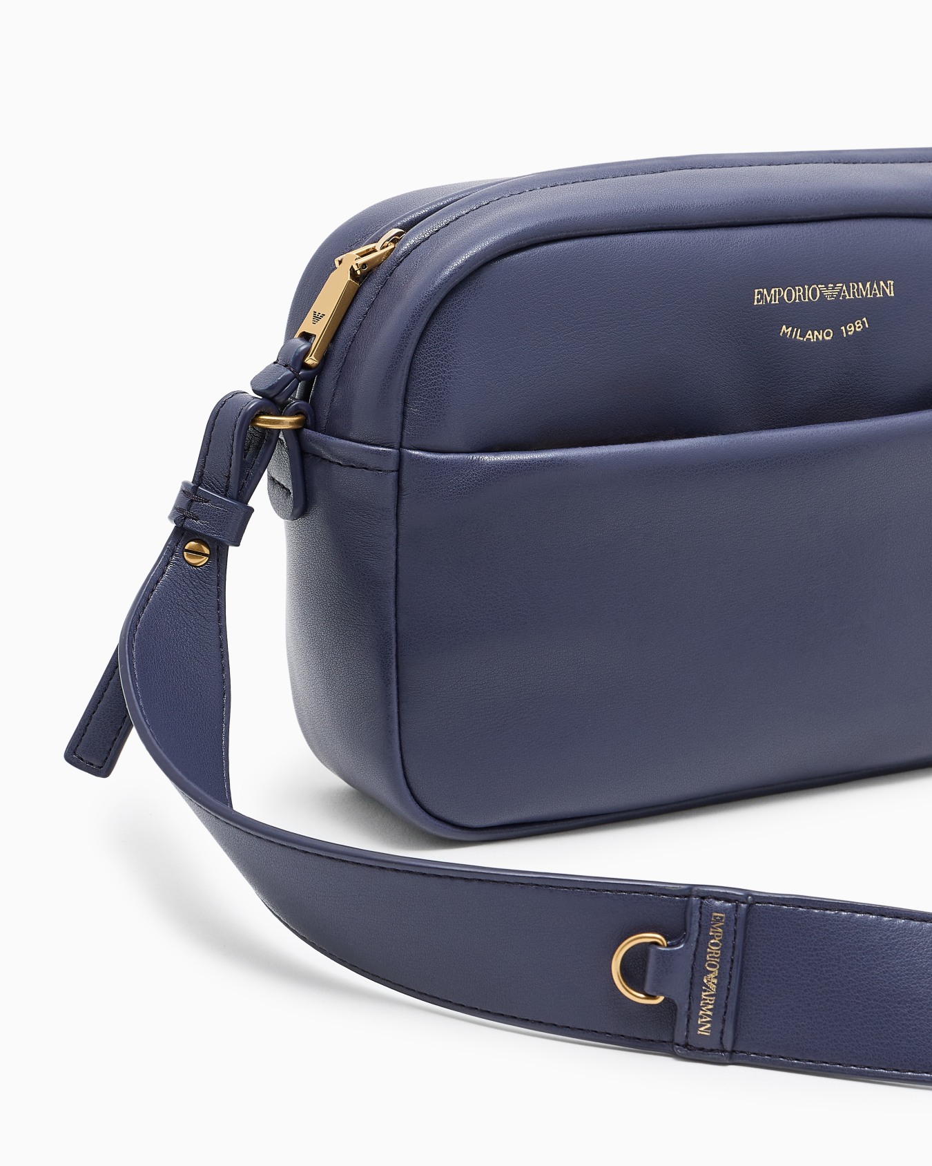 Sac caméra avec bandoulière en cuir Diapositive 4