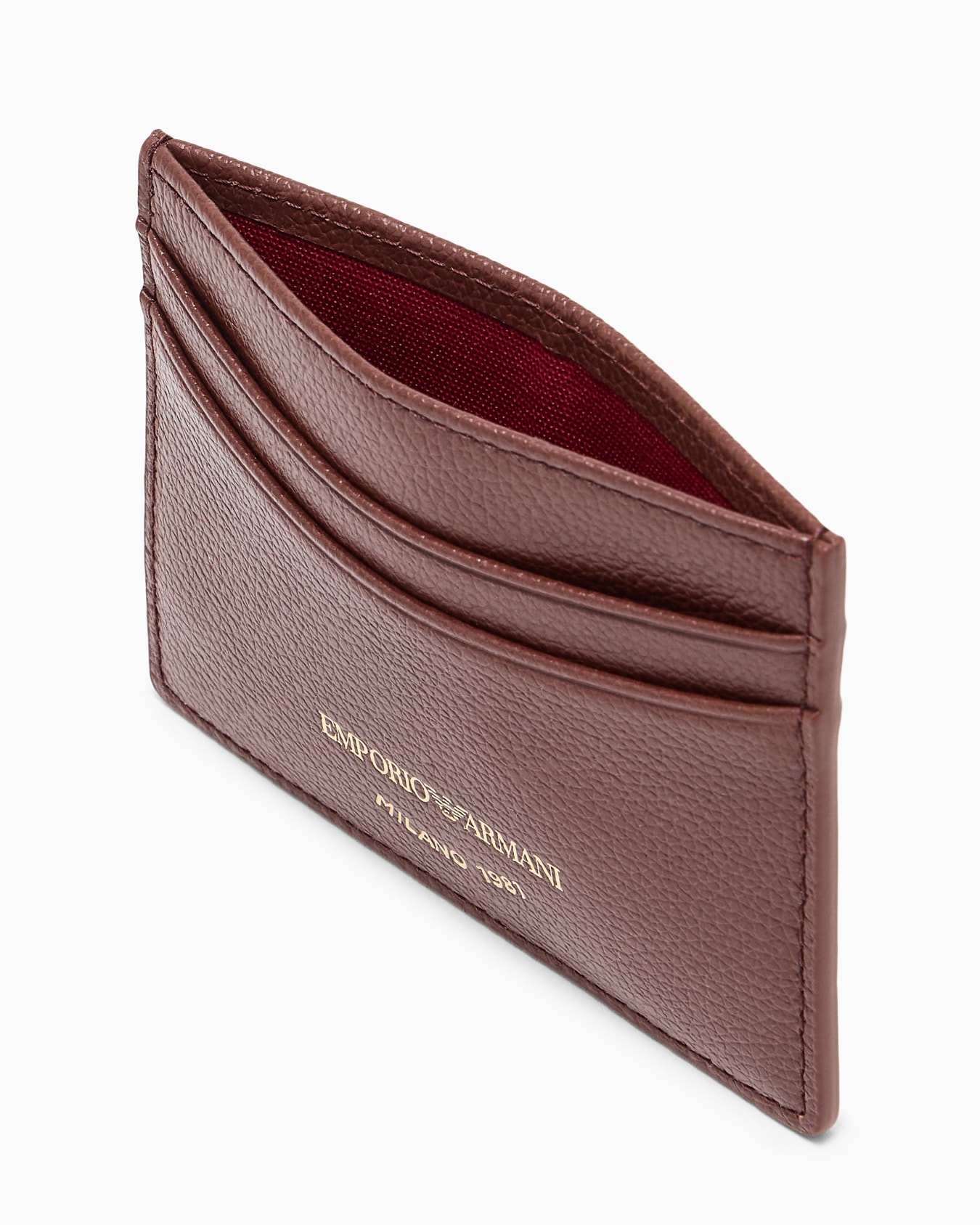 Porte-cartes en cuir martelé Diapositive 2