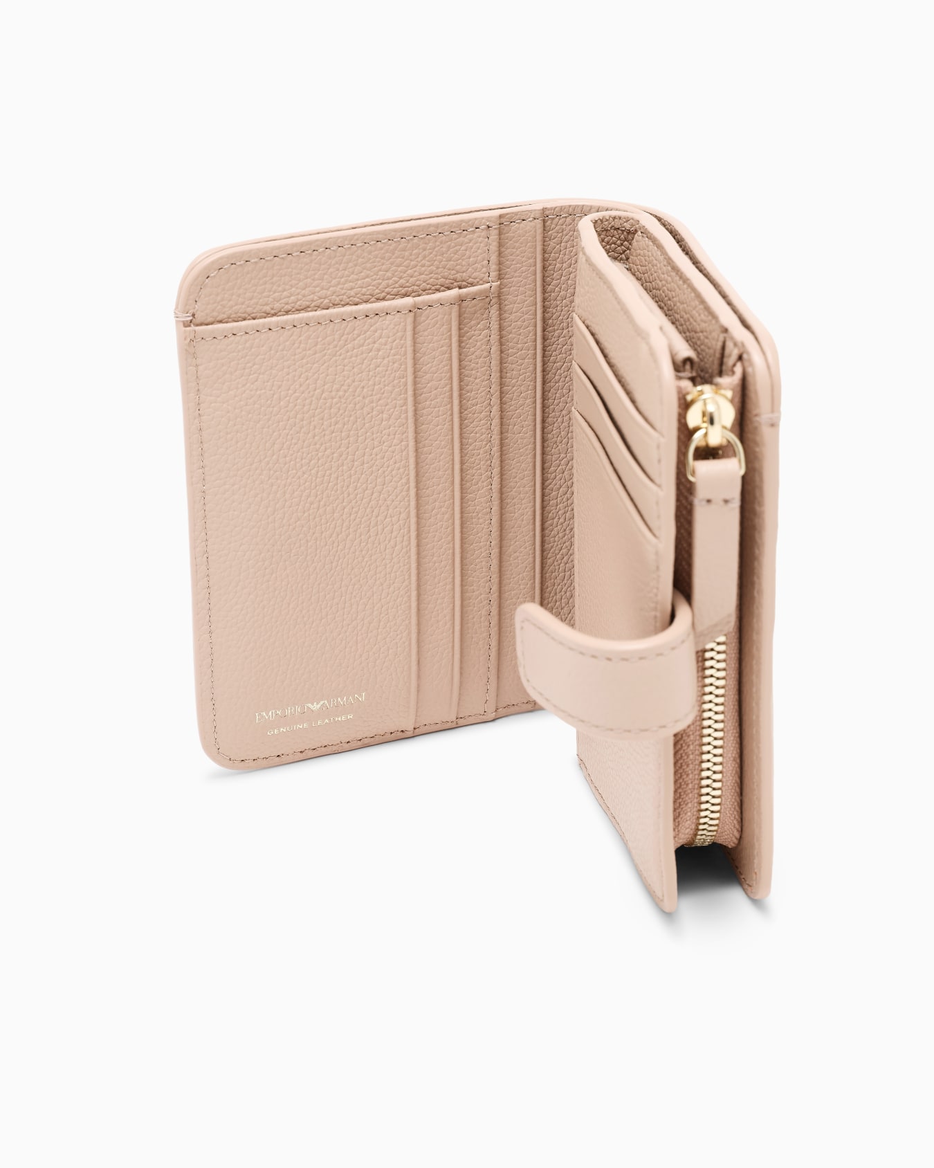 Portafoglio bifold in pelle bottalata Slide 2