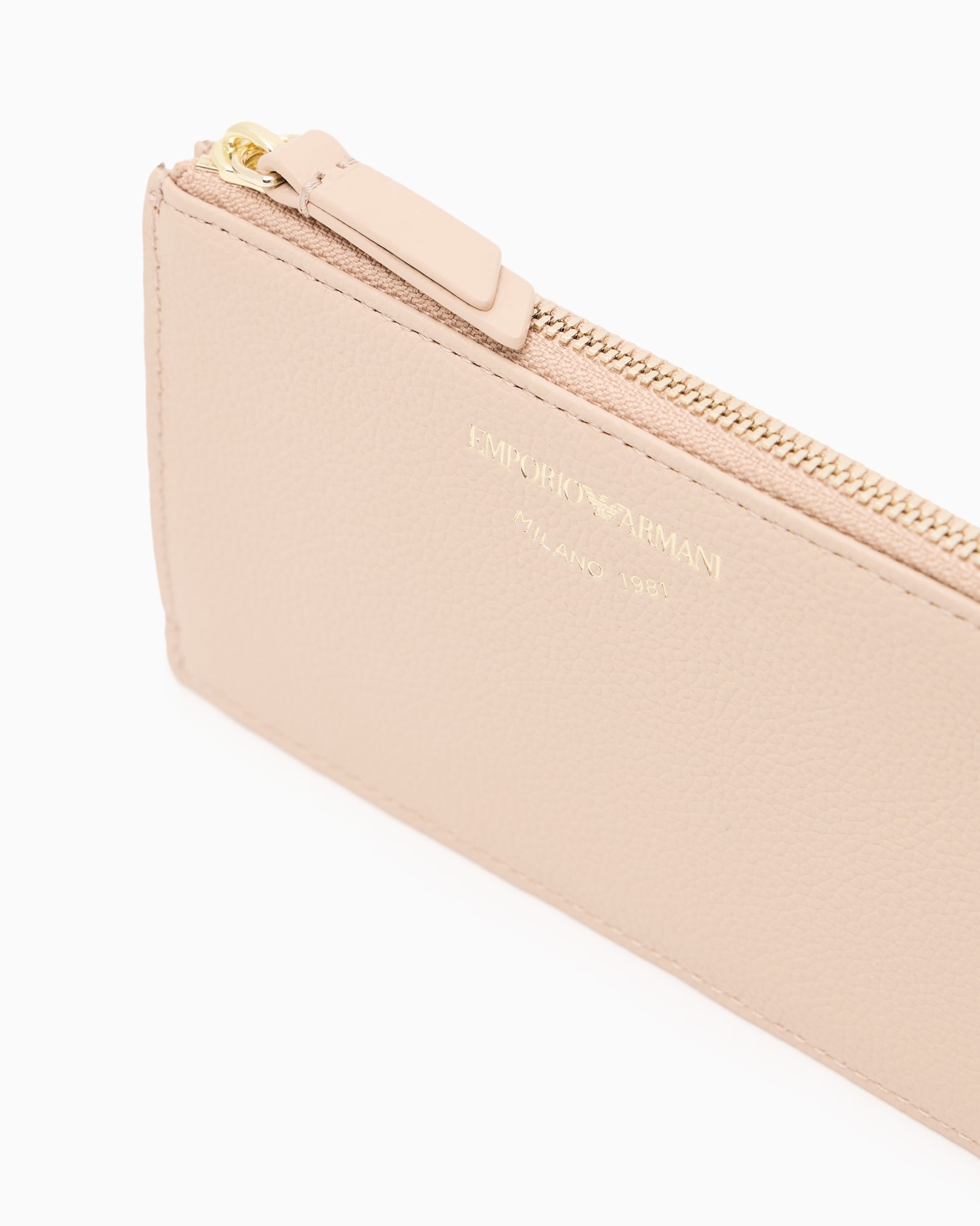 Zipped, tumbled-leather card holder Slide 2