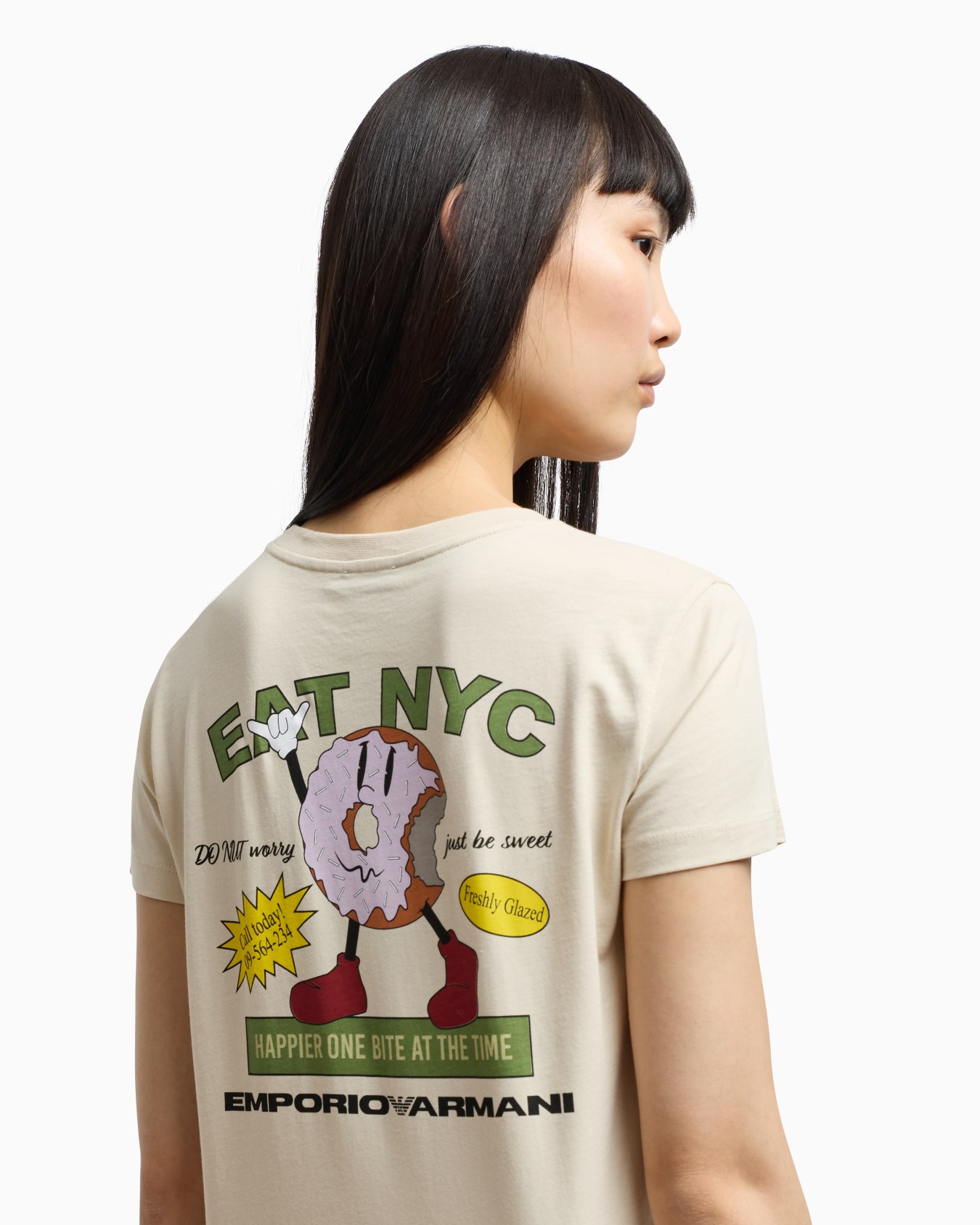 T-shirt in jersey con maxi stampa Capsule New York Slide 5