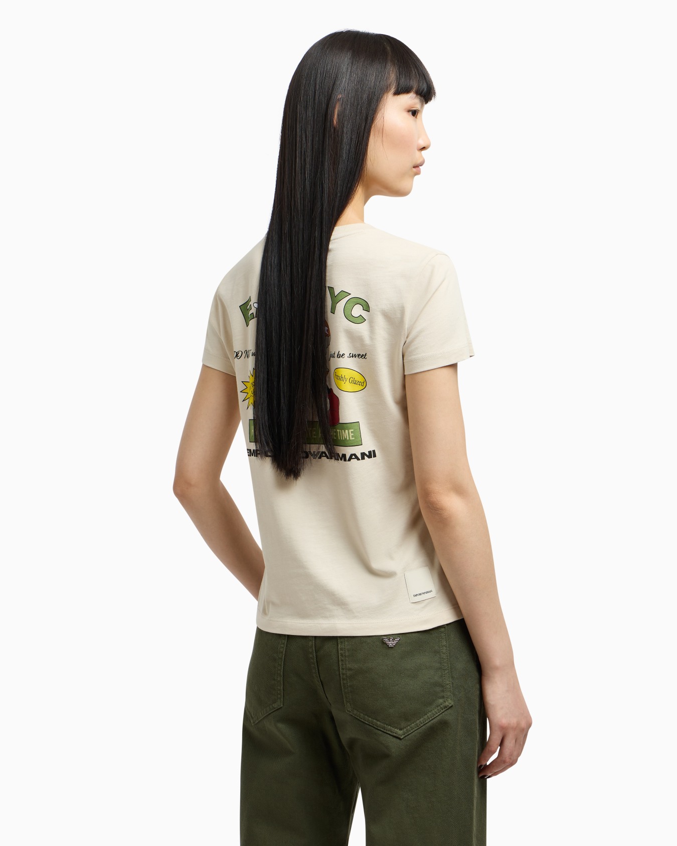 T-shirt in jersey con maxi stampa Capsule New York Slide 3