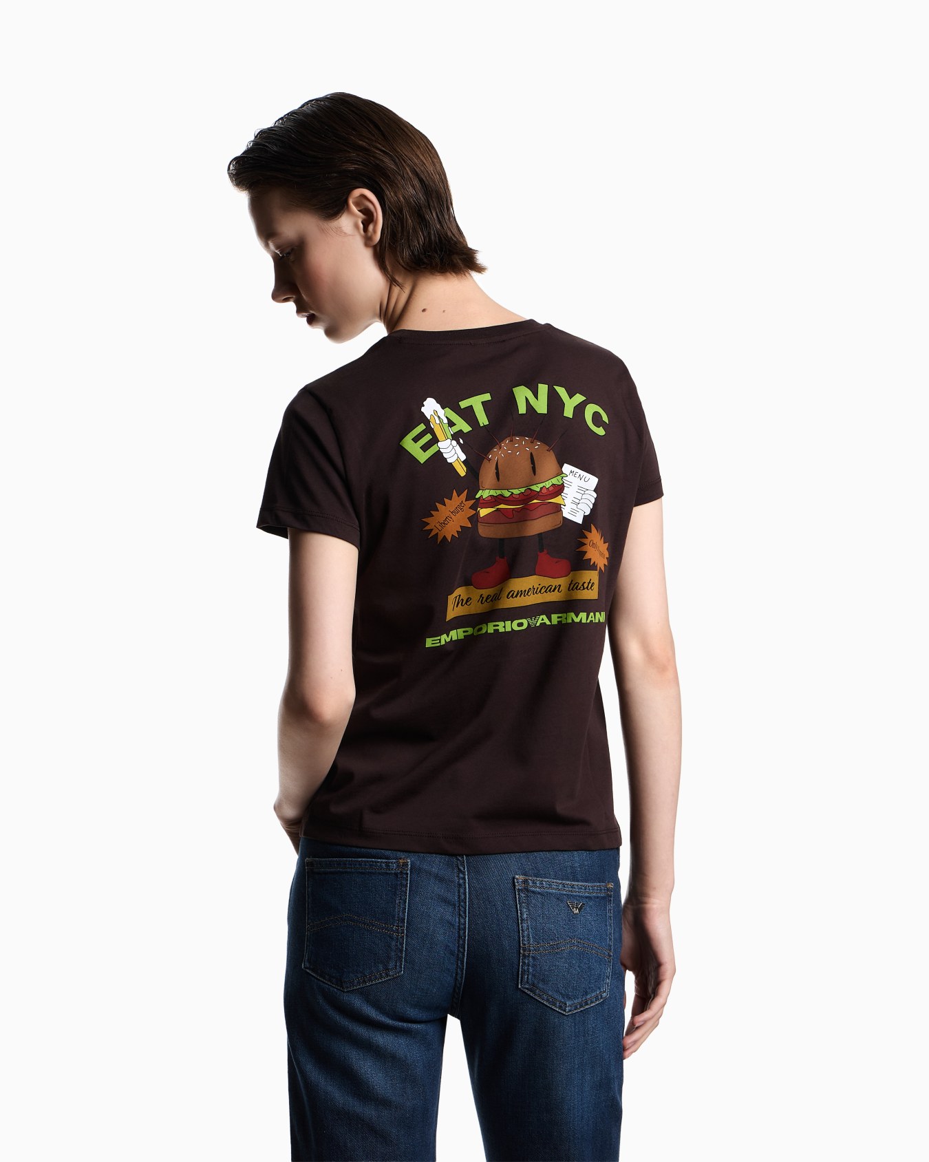 T-shirt in jersey con maxi stampa Capsule New York Slide 2