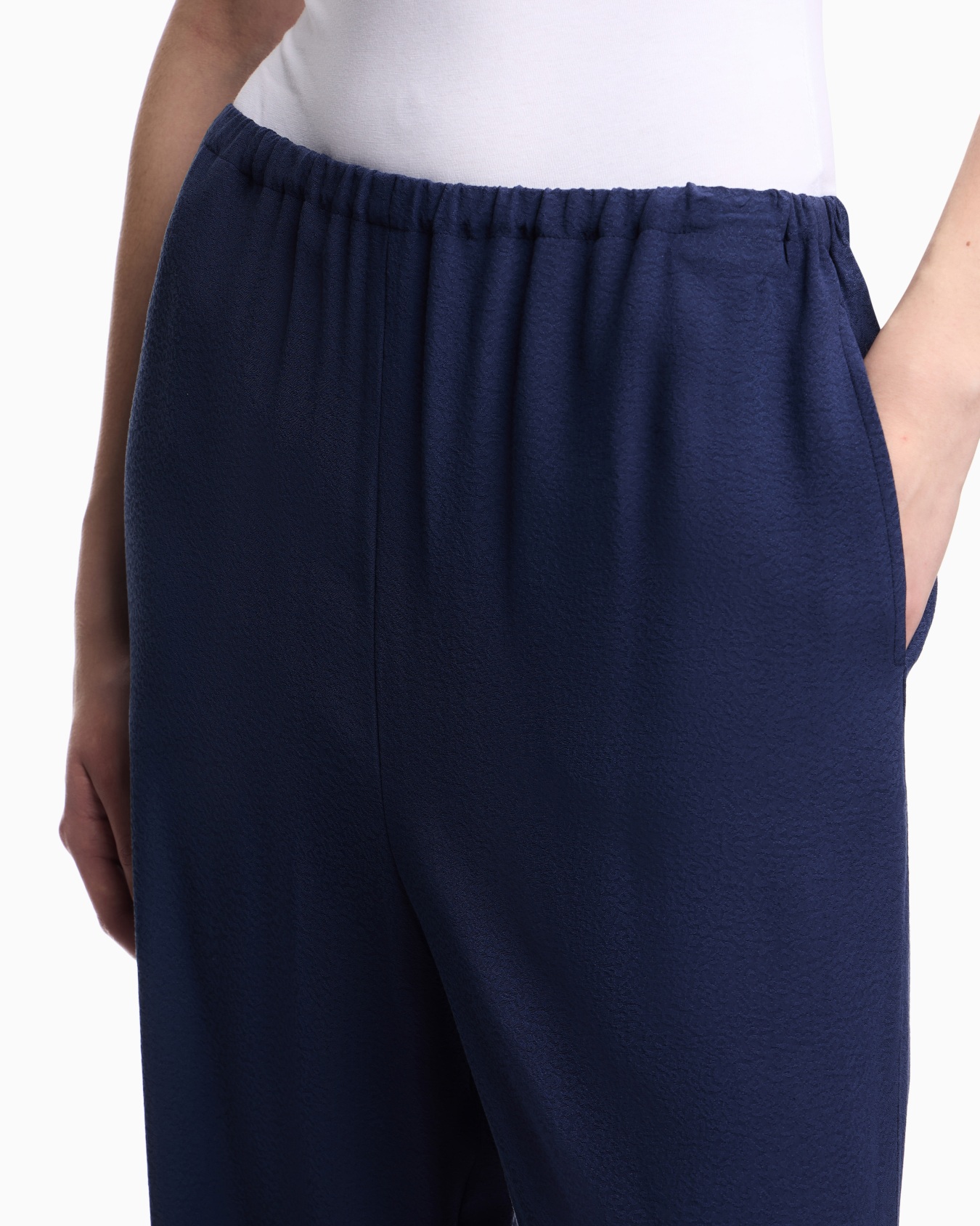 ASV flowing micro leopard spot jacquard trousers Slide 4