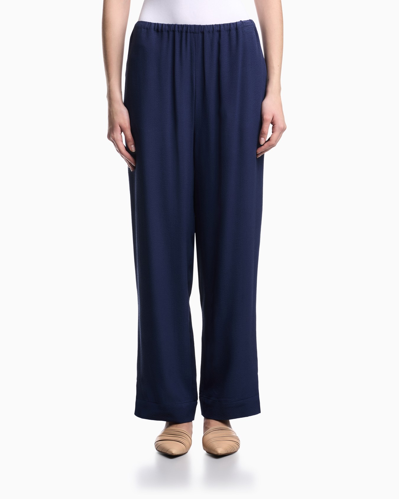 ASV flowing micro leopard spot jacquard trousers Slide 3