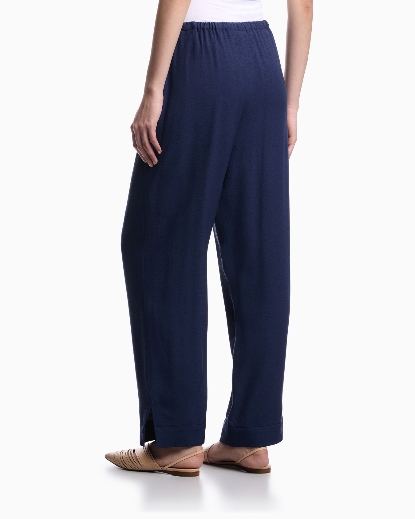 ASV flowing micro leopard spot jacquard trousers Slide 2