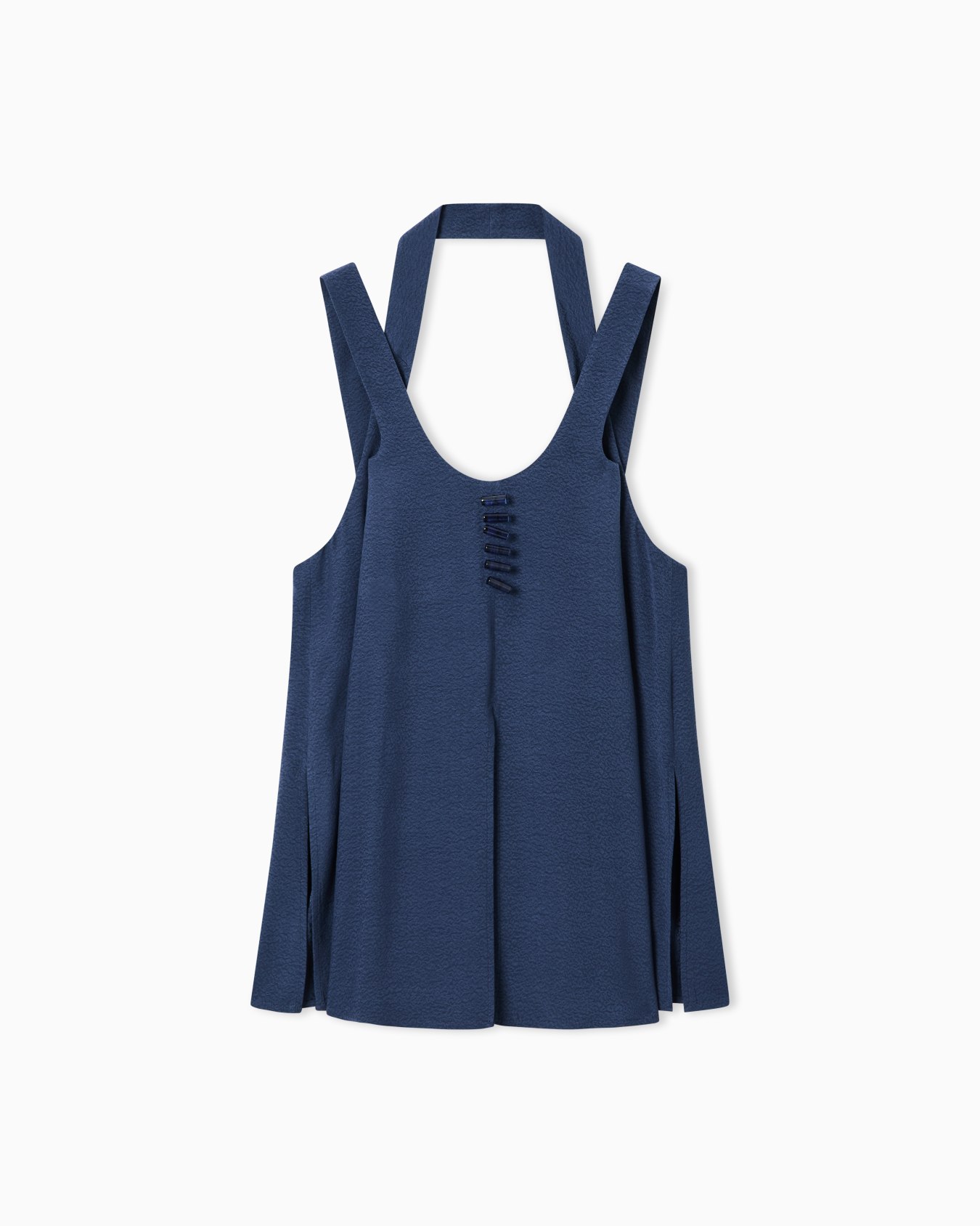 Micro leopard jacquard top Slide 0