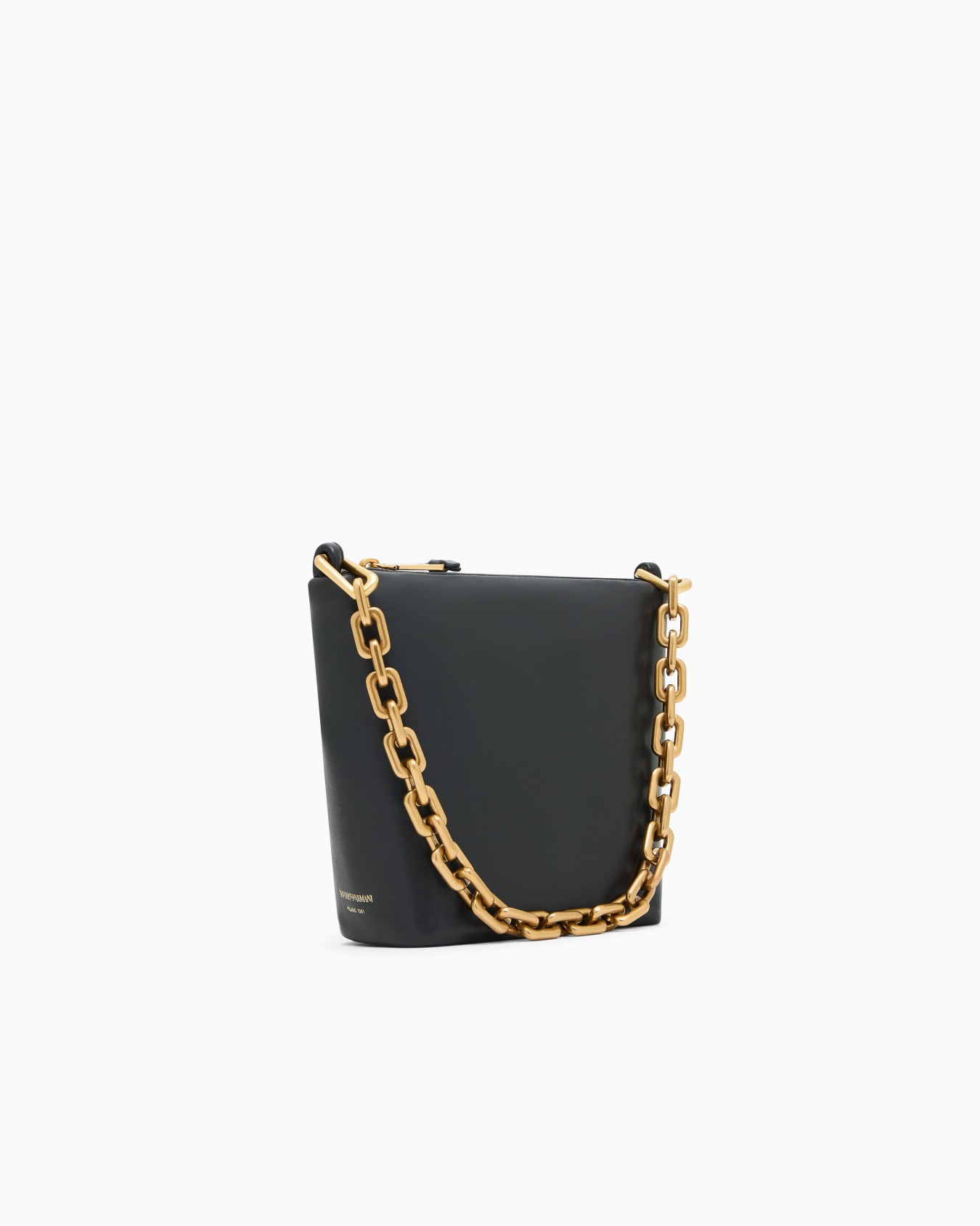 Kleine Hobo Bag aus Leder mit Kette Folie 1