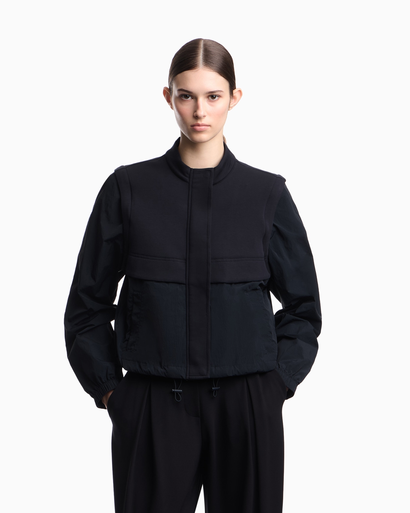 Travel Essentials double-jersey two-in-one blouson Slide 3