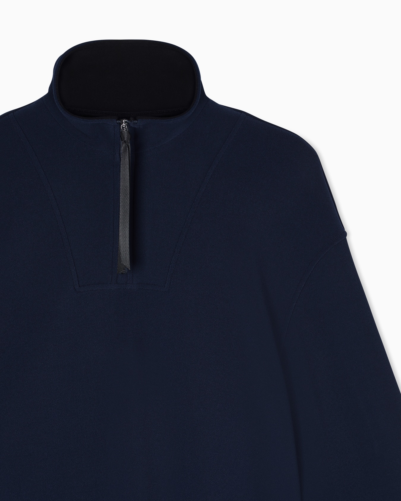  ジップアップ スウェットシャツ クレープジャージー スライドする 4