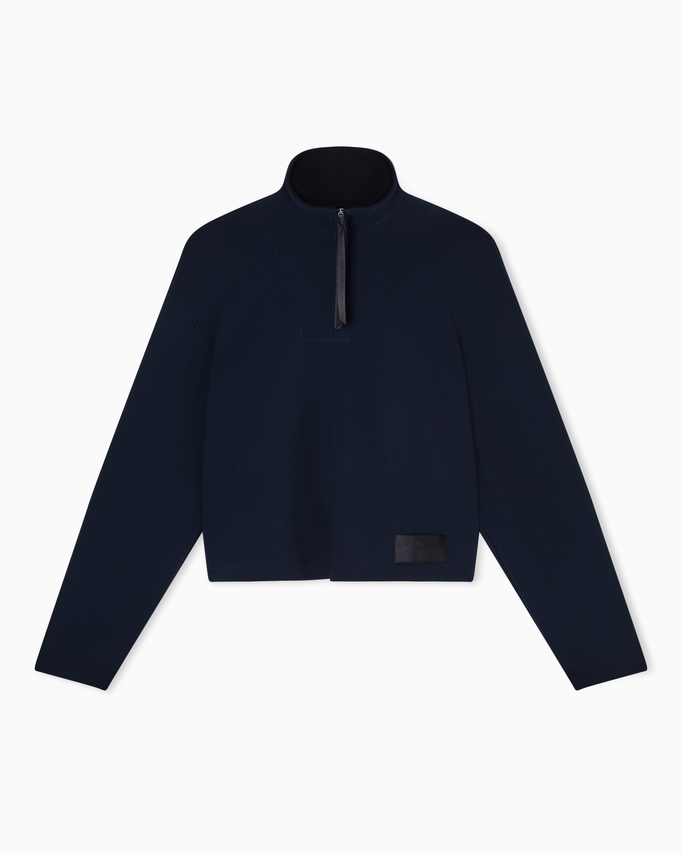  ジップアップ スウェットシャツ クレープジャージー スライドする 0