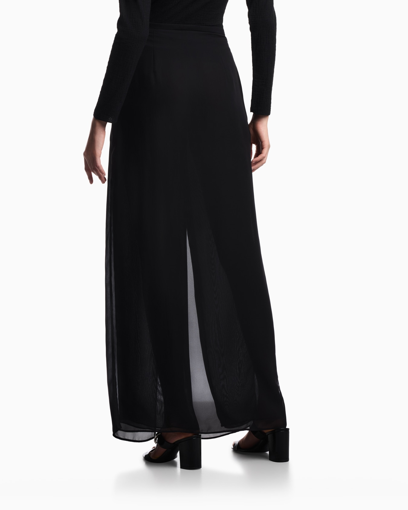 Georgette techno trouser skirt Slide 2