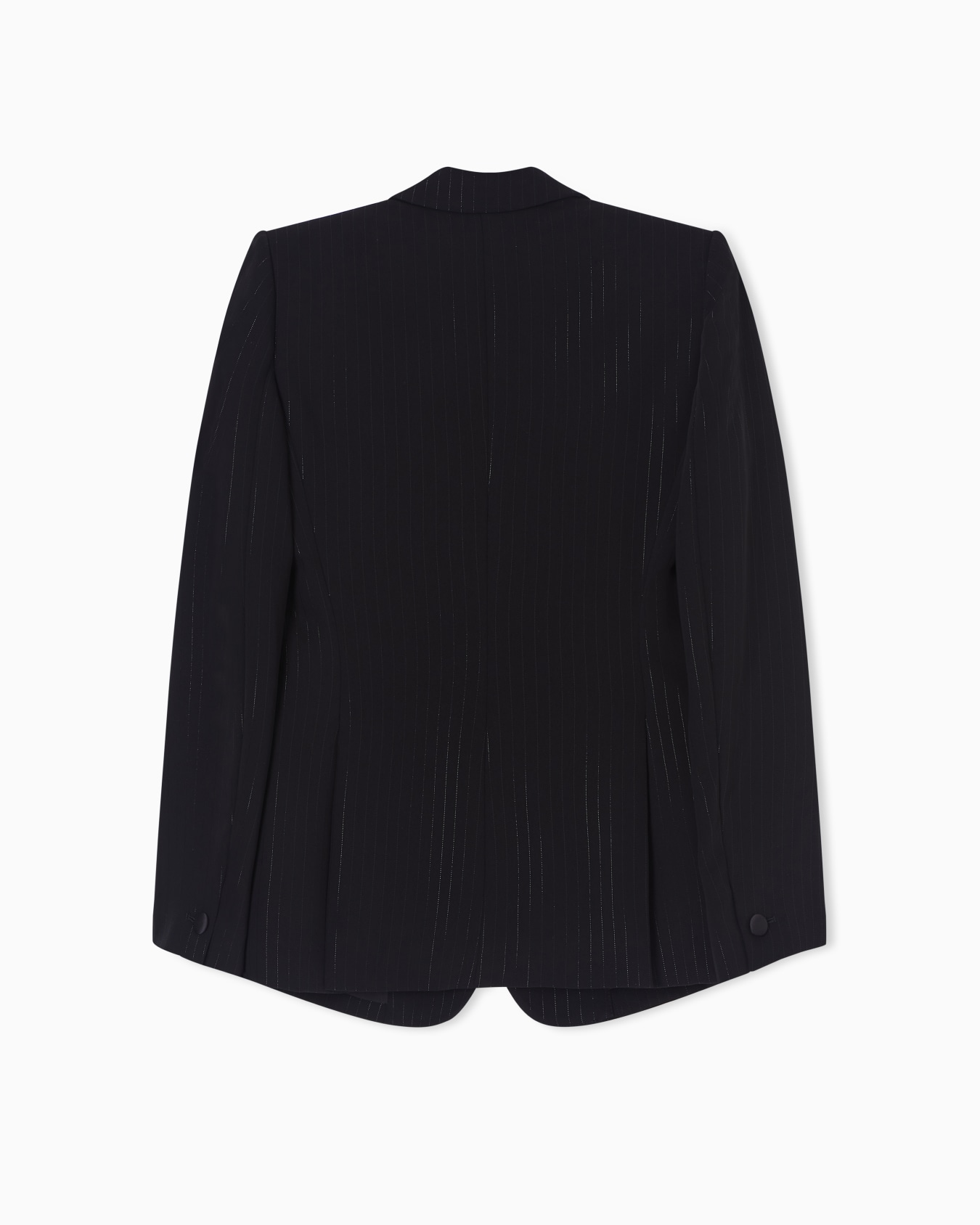 Single-breasted pinstriped lurex jacket Slide 2