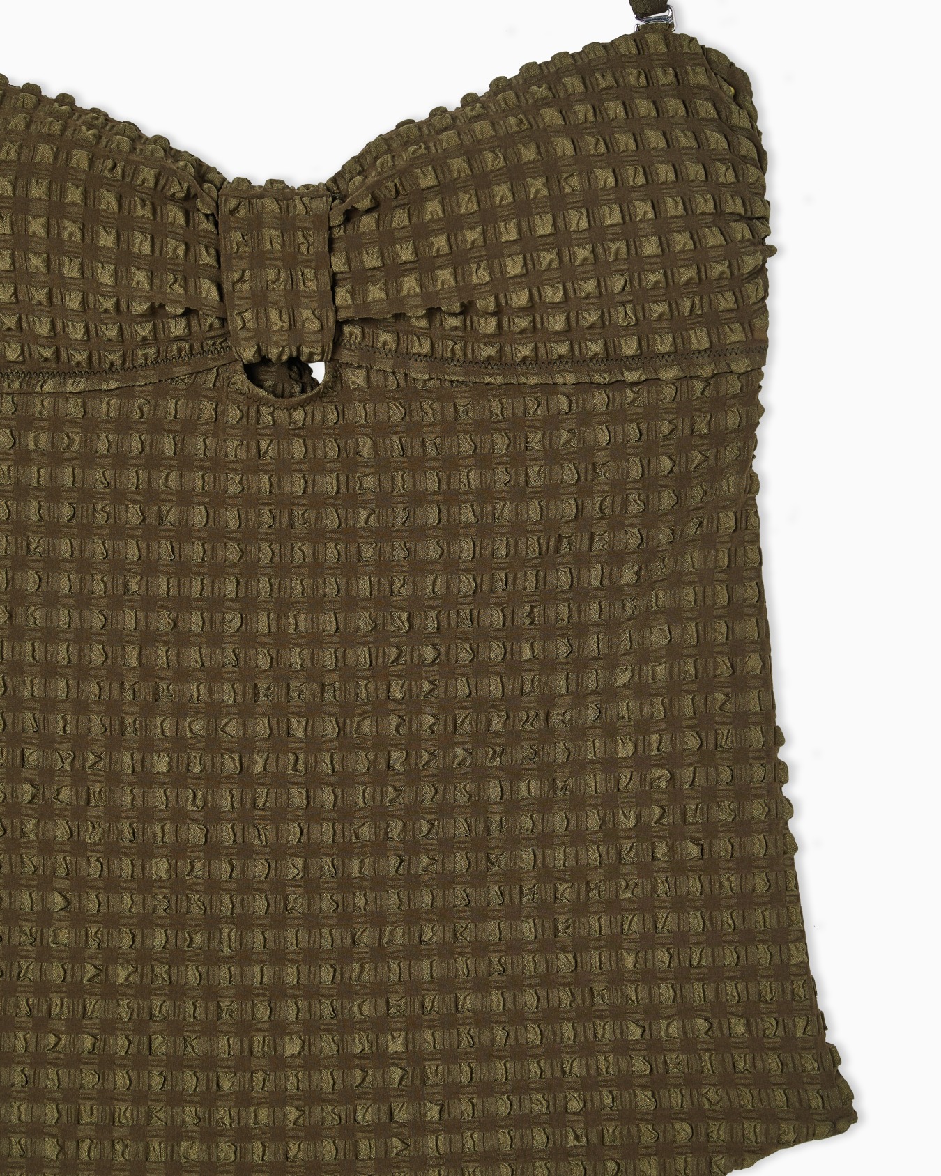 Costume intero imbottito in seersucker Slide 3