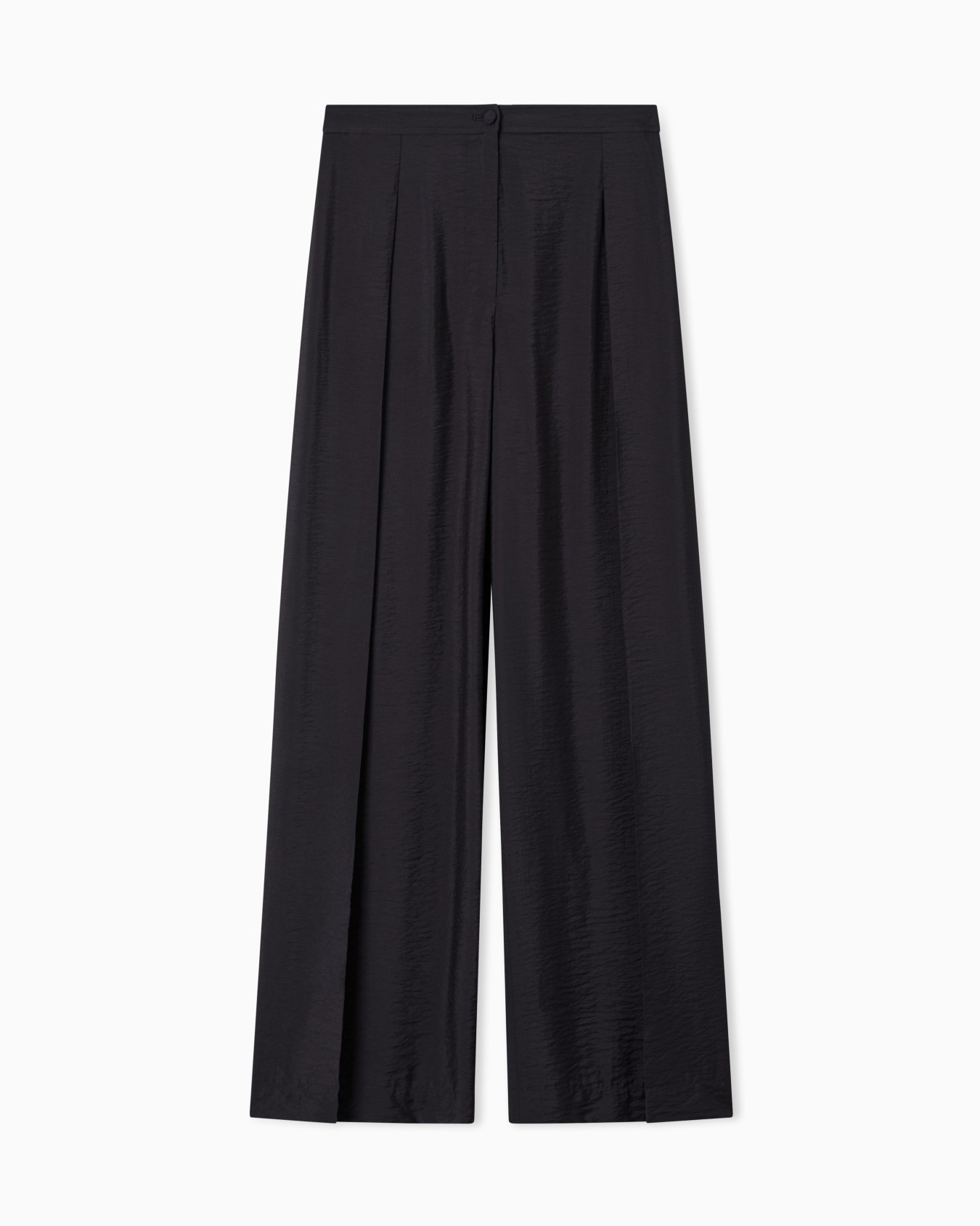 Wide trousers in techno rayon スライドする 0