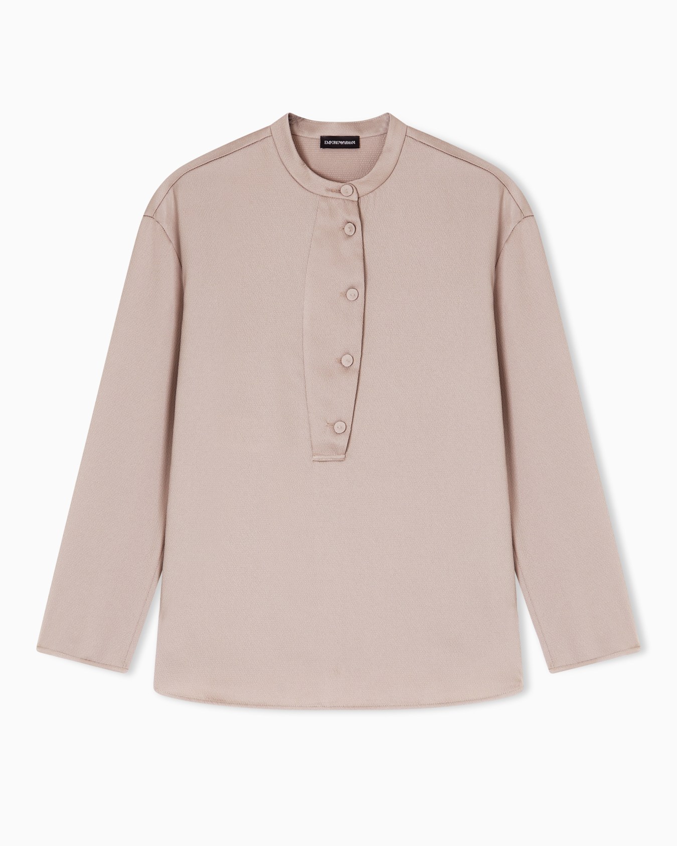 Camicia in twill crepe Slide 0