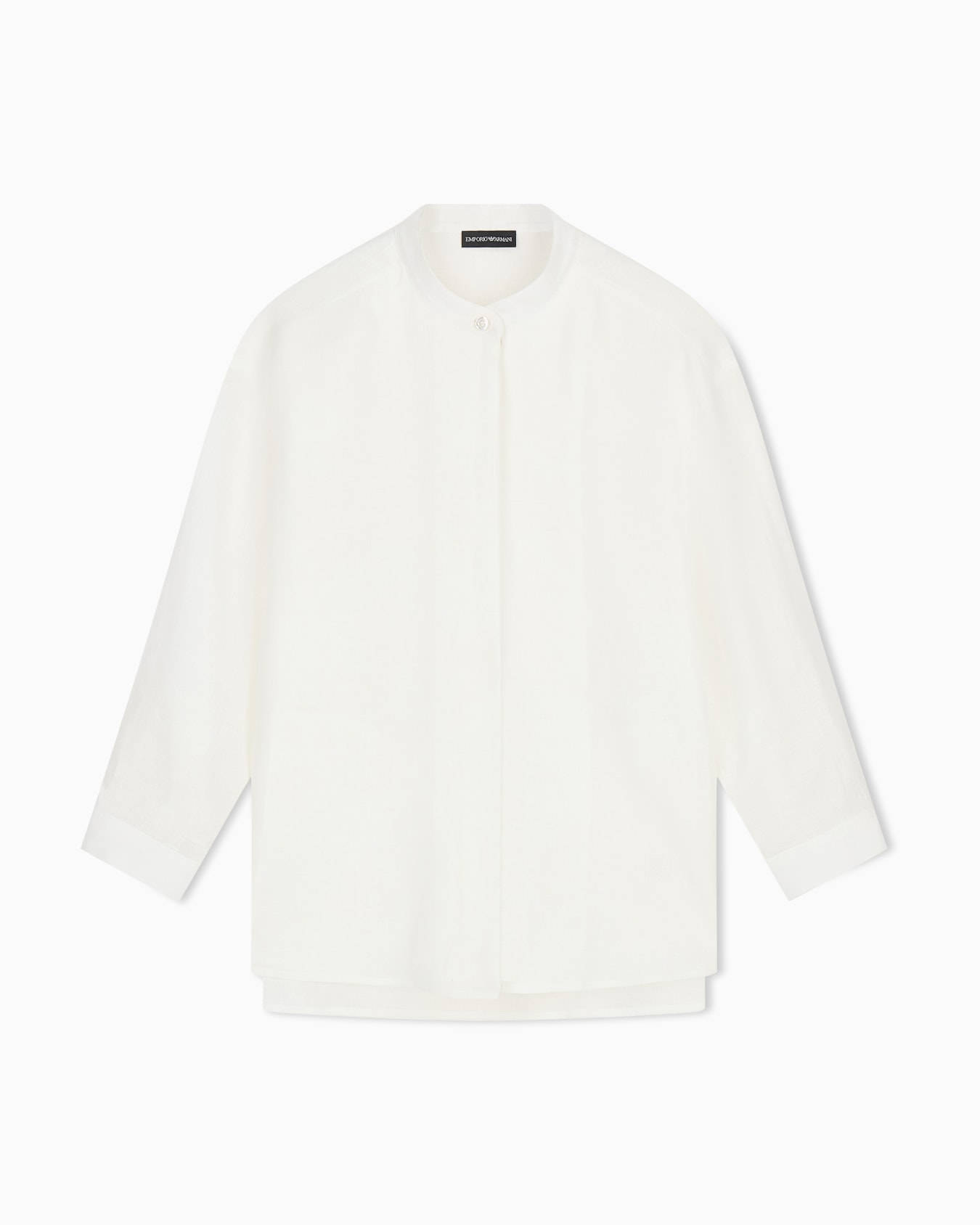 グルカラーシャツ ピュアリネン スライドする 0