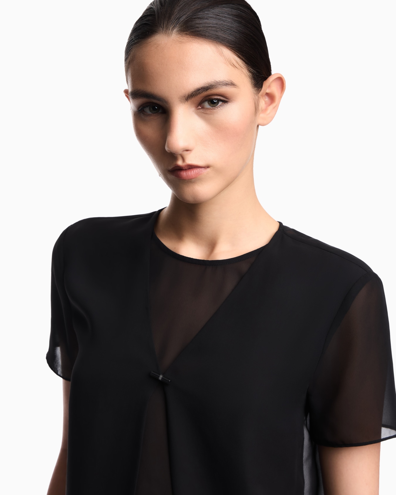 Techno georgette top Slide 4