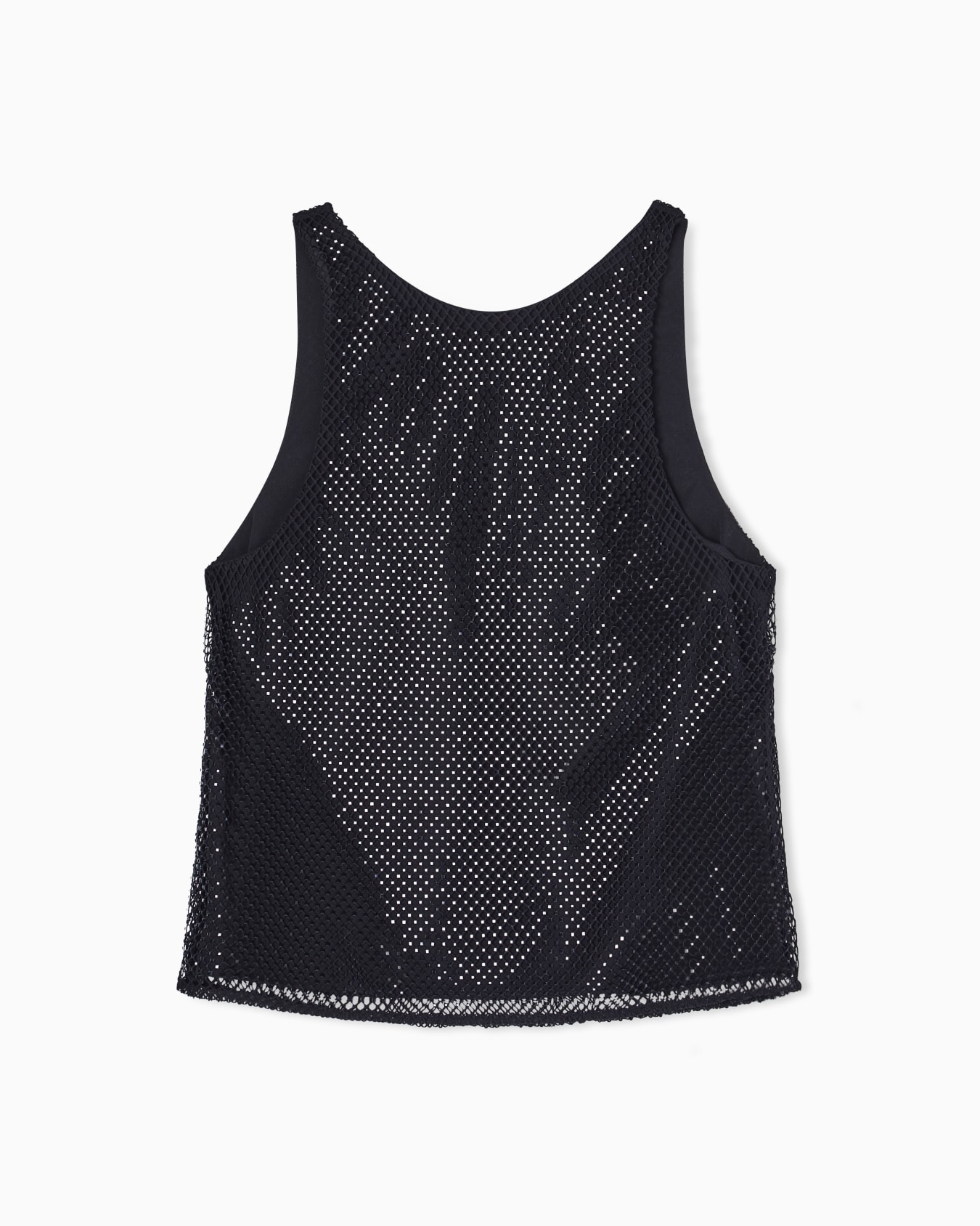 Mesh top with all-over rhinestones Slide 3